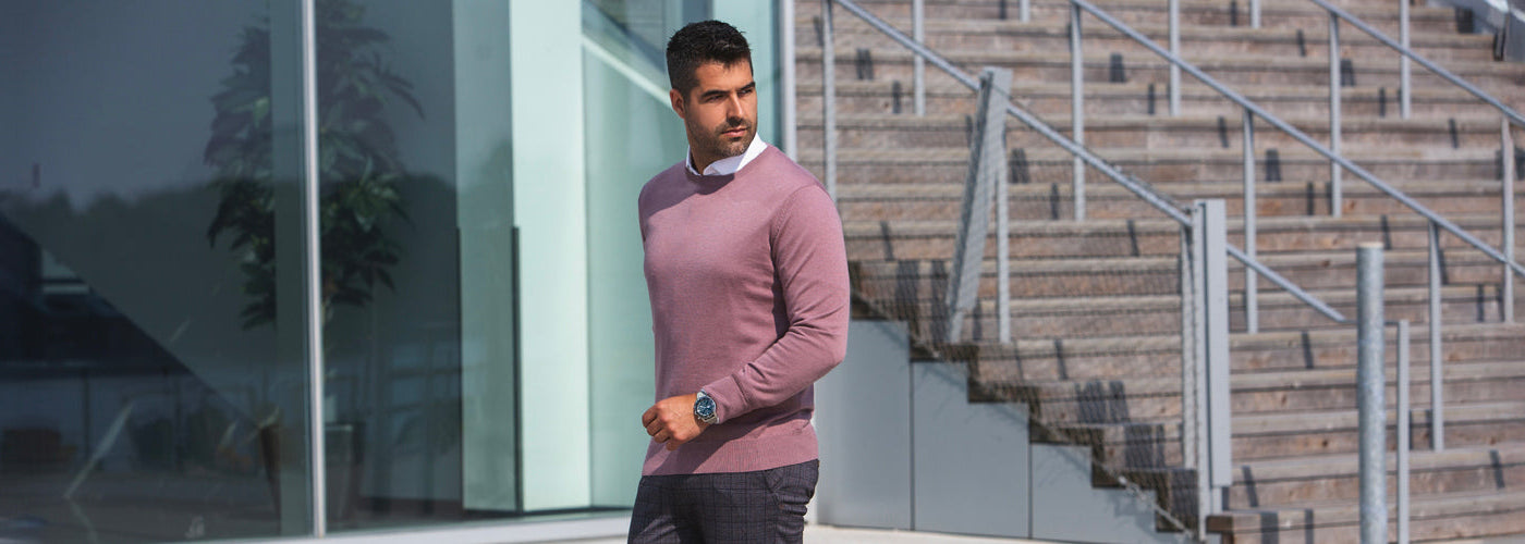 Chandail en laine mérinos homme, confort et élégance.