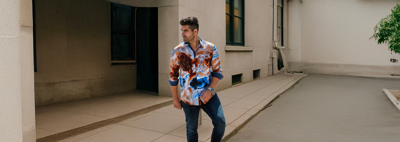 Nouvelle collection vêtements homme – style tendance moderne.