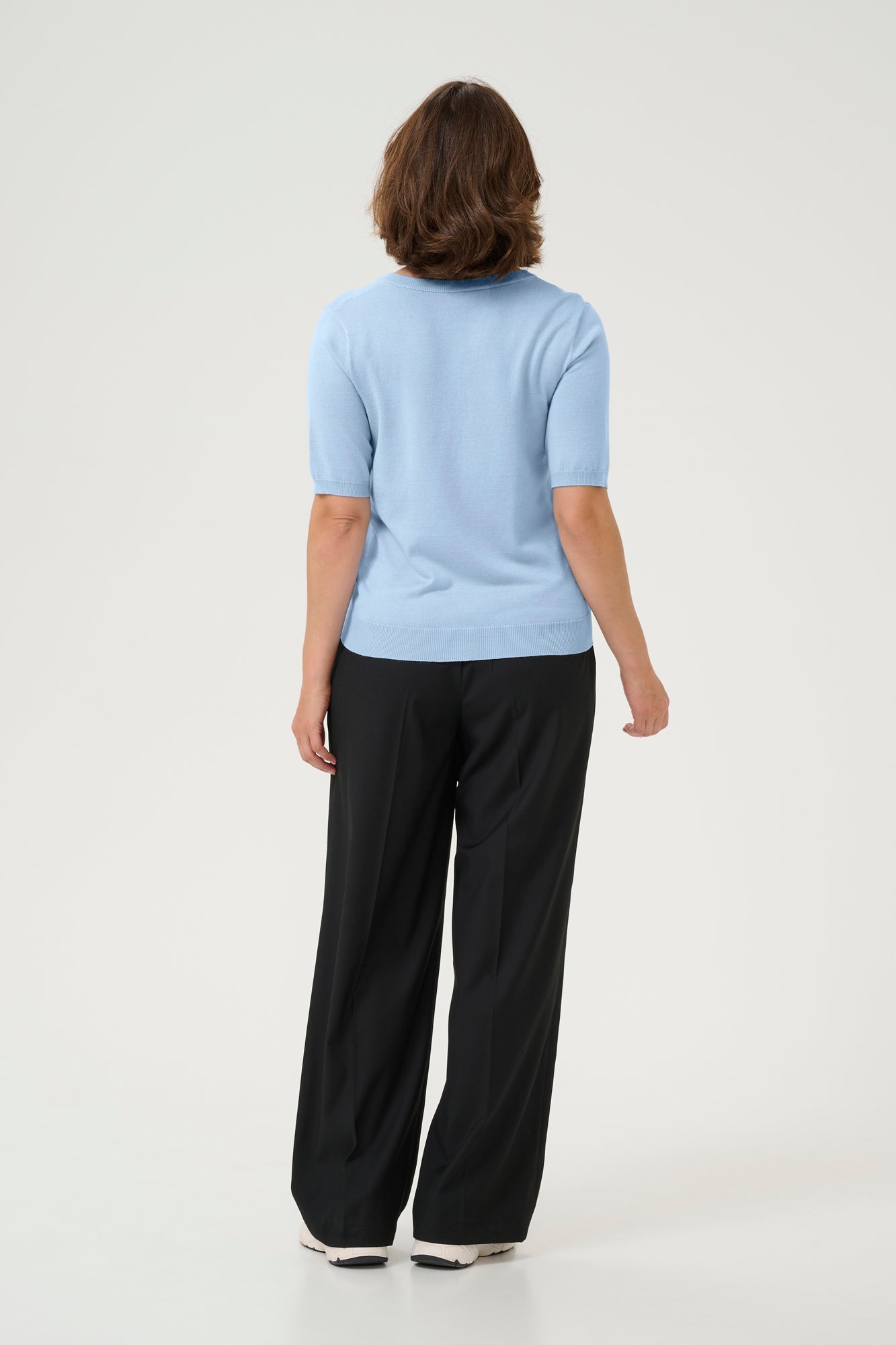 T-Shirt pour femme par Kaffe | 10508412 Chambray Doux | Boutique Vvög, vêtements mode pour homme et femme