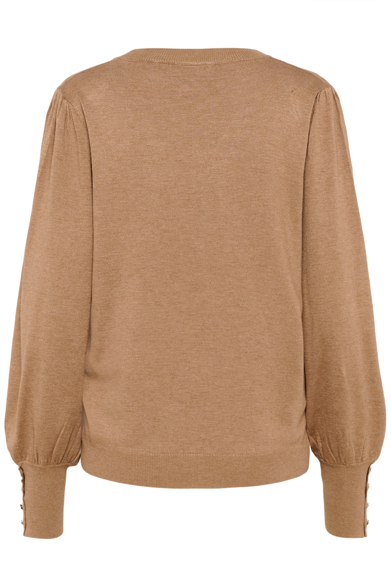 Chandail manches longues pour femme par Kaffe | 10508681 Noix De Coco Grillée | Boutique Vvög, vêtements mode pour homme et femme