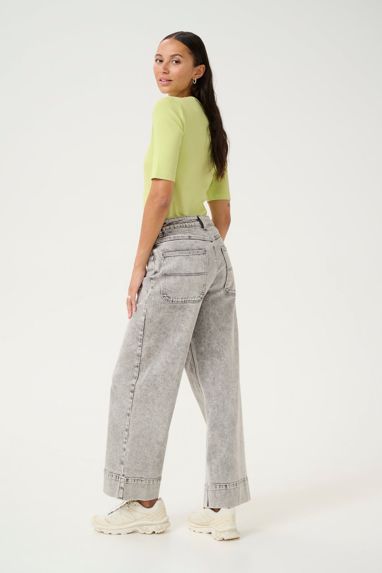 T-Shirt pour femme par Kaffe | 10508766 Vert Laitue | Boutique Vvög, vêtements mode pour homme et femme