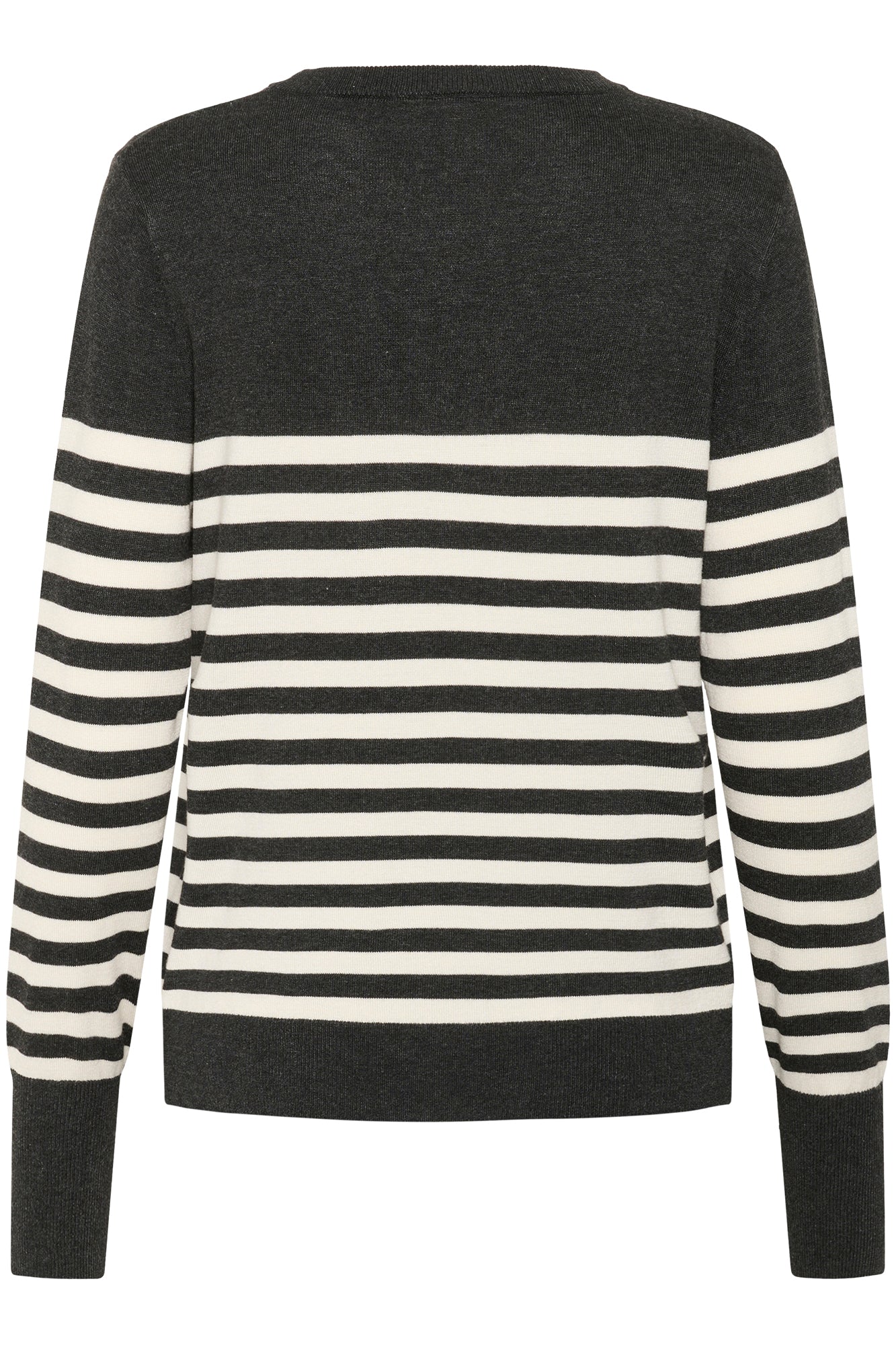 Chandail manches longues pour femme par Kaffe | 10509065 Dgm/Tourterelle | Boutique Vvög, vêtements mode pour homme et femme