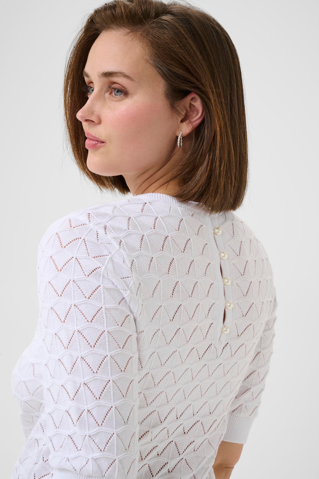 T-Shirt pour femme par Kaffe | 10509599 Craie | Boutique Vvög, vêtements mode pour homme et femme