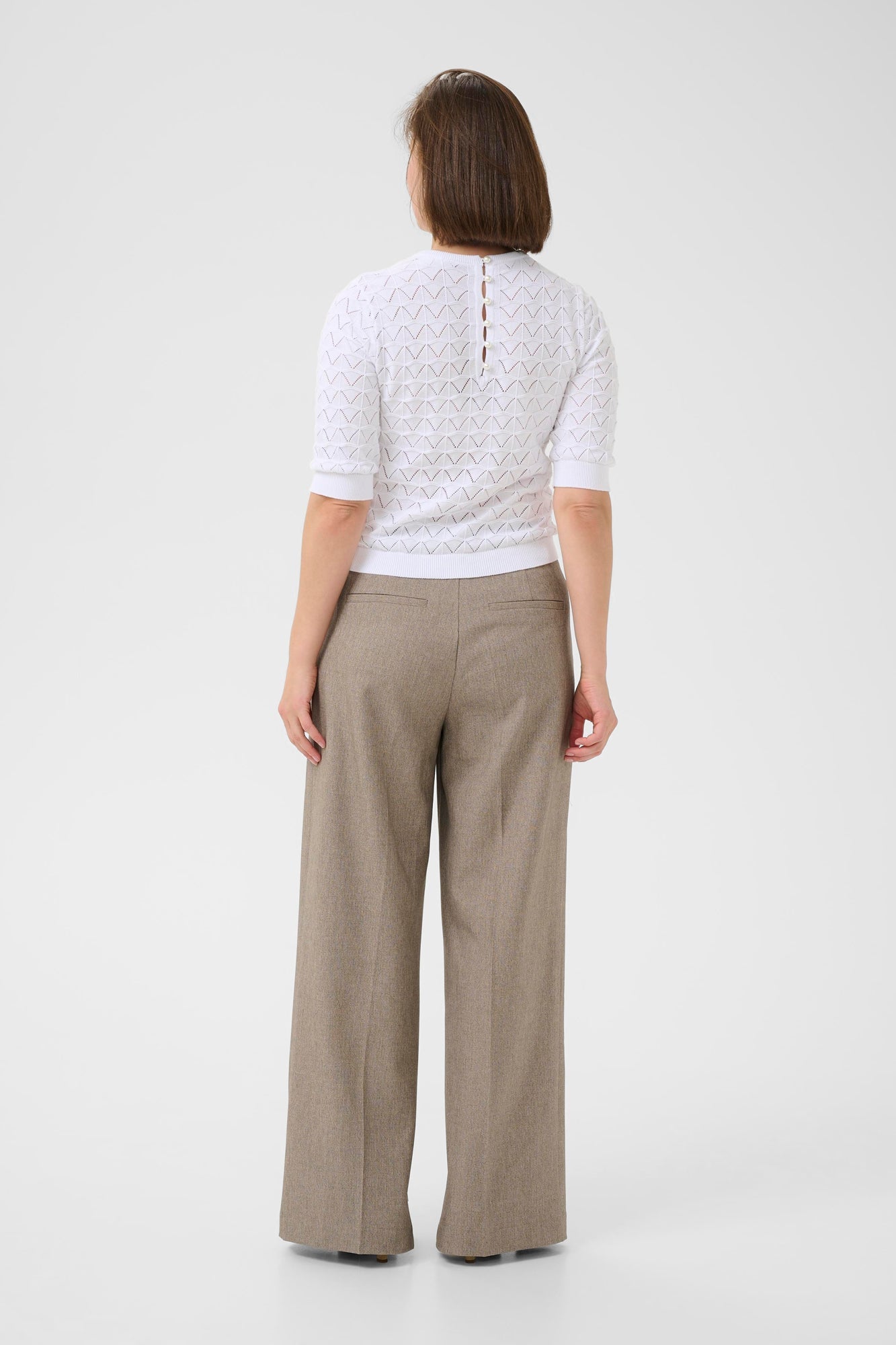 T-Shirt pour femme par Kaffe | 10509599 Craie | Boutique Vvög, vêtements mode pour homme et femme