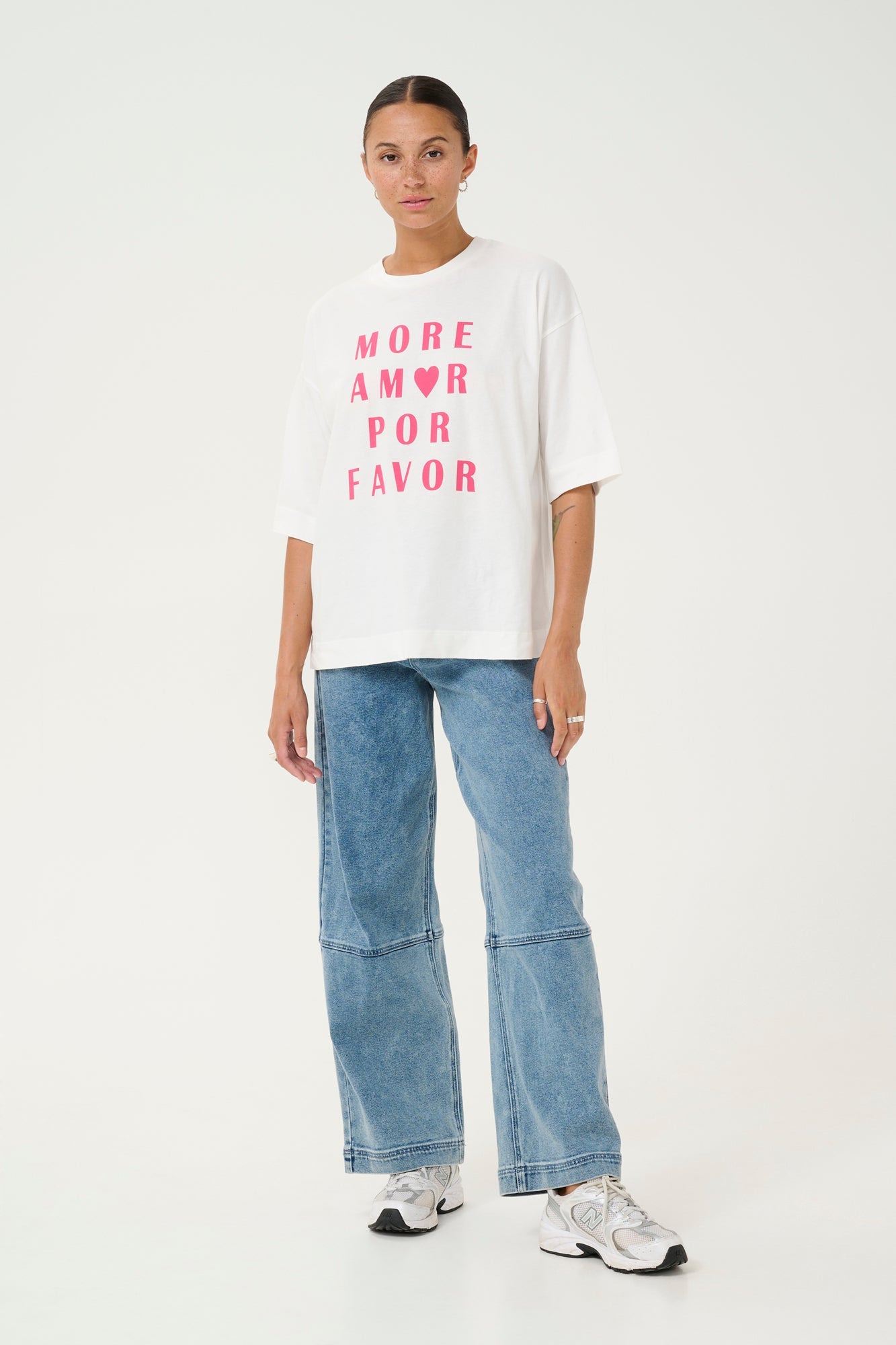 T-Shirt pour femme par Kaffe | 10509621 Craie | Boutique Vvög, vêtements mode pour homme et femme
