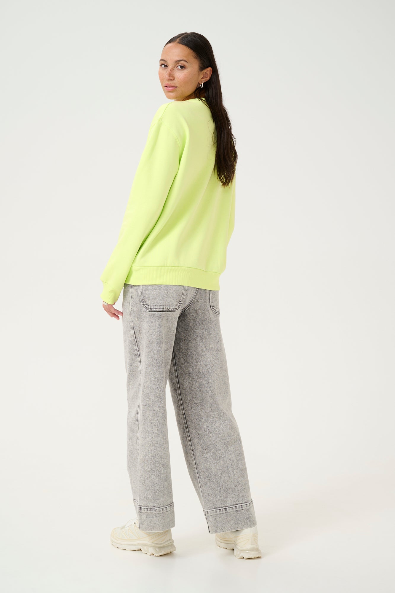 Chandail manches longues pour femme par Kaffe | 10509722 Vert Laitue | Boutique Vvög, vêtements mode pour homme et femme