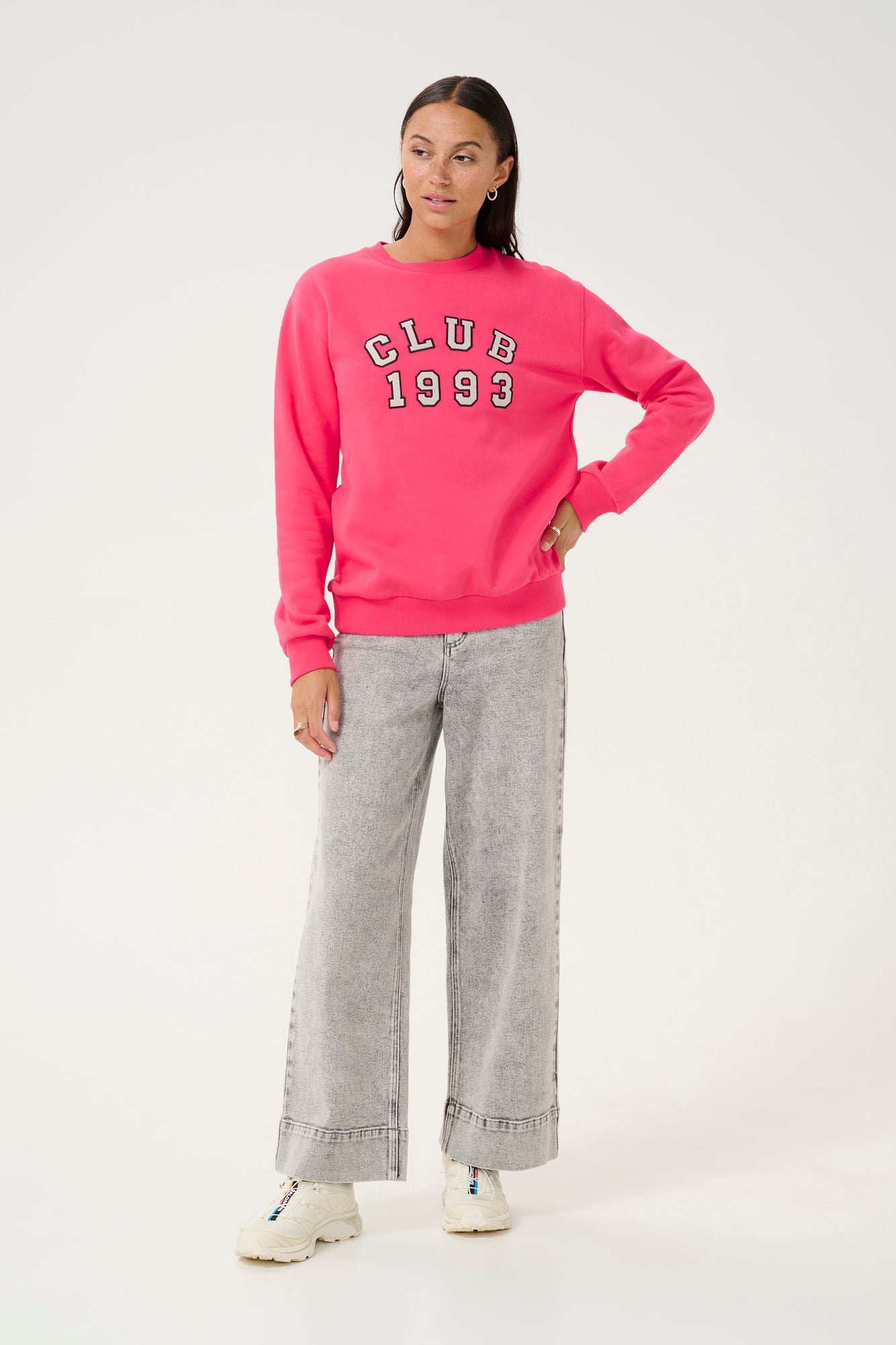 Chandail manches longues pour femme par Kaffe | 10509722 Framboise | Boutique Vvög, vêtements mode pour homme et femme