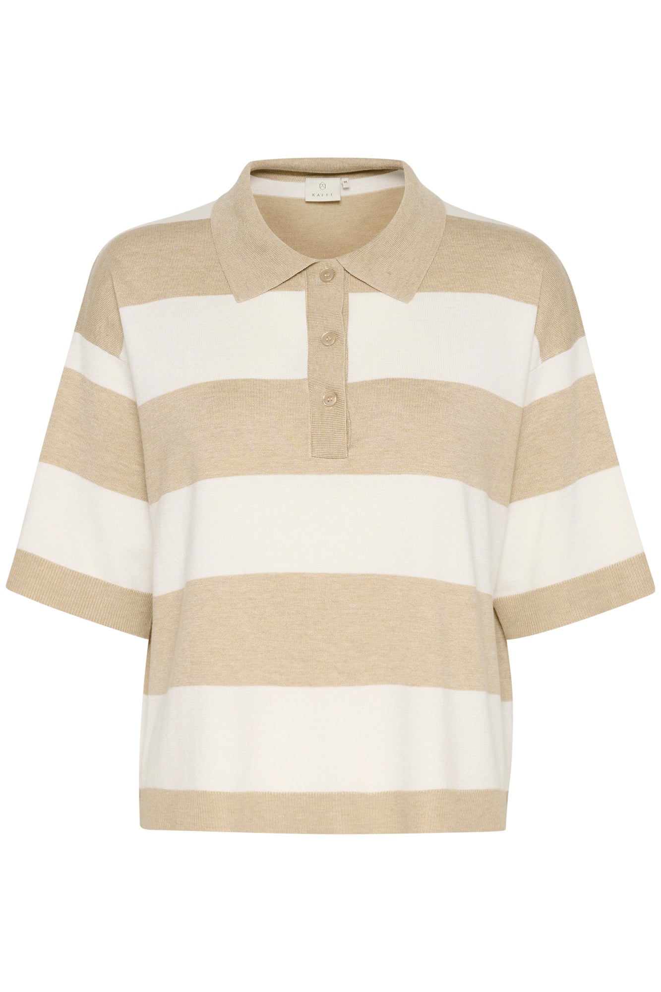 Polo pour femme par Kaffe | 10509932 Gris Plume | Boutique Vvög, vêtements mode pour homme et femme