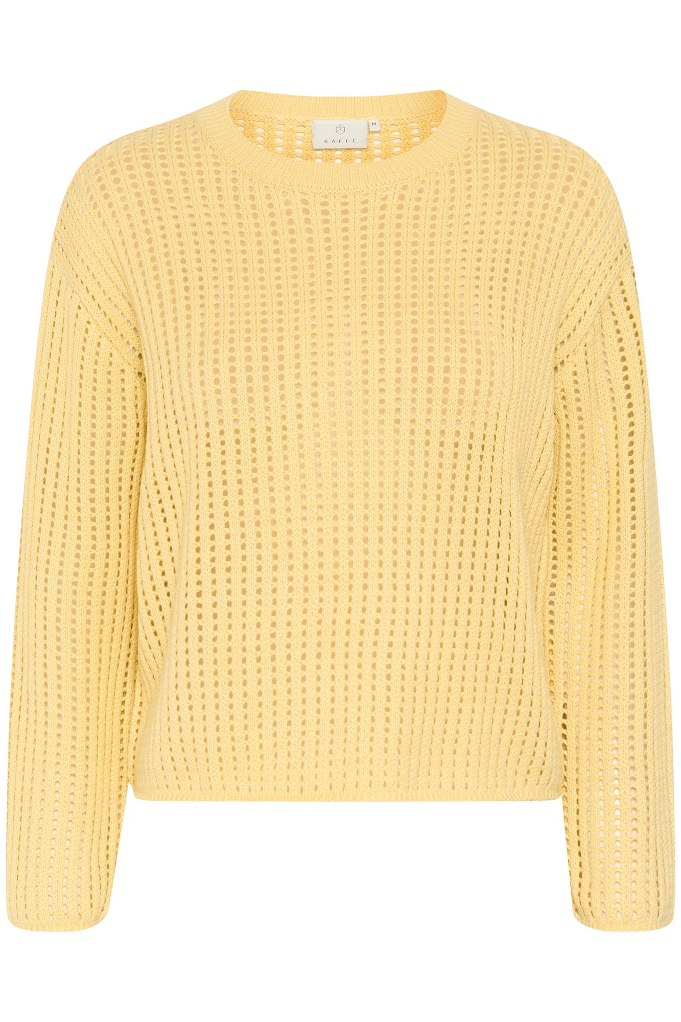 Chandail manches longues pour femme par Kaffe | 10509985 Paille | Boutique Vvög, vêtements mode pour homme et femme