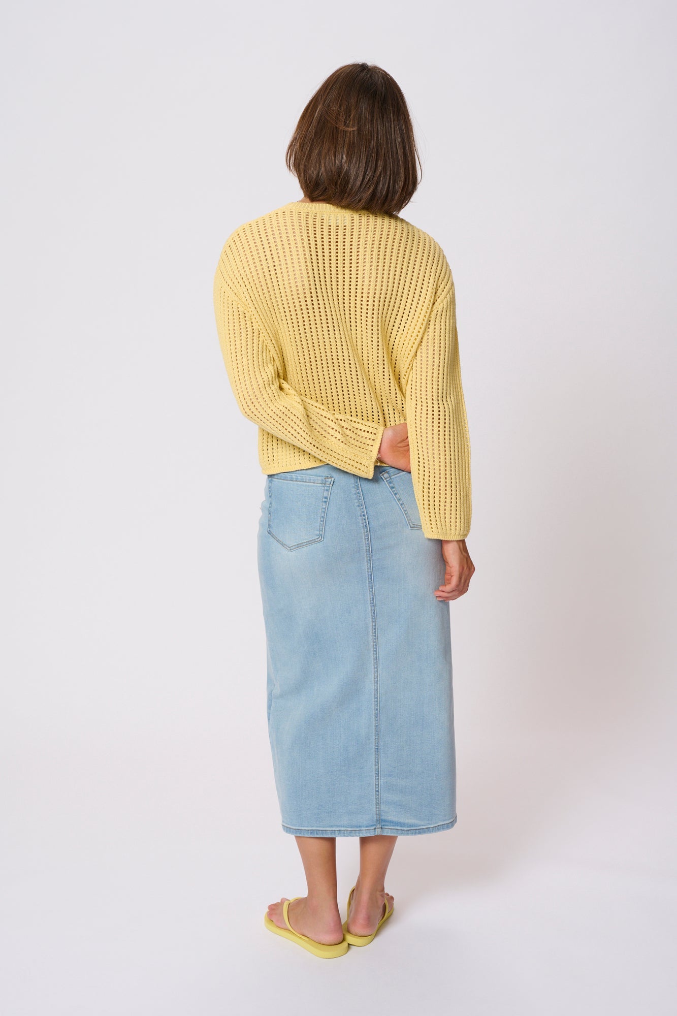 Chandail manches longues pour femme par Kaffe | 10509985 Paille | Boutique Vvög, vêtements mode pour homme et femme