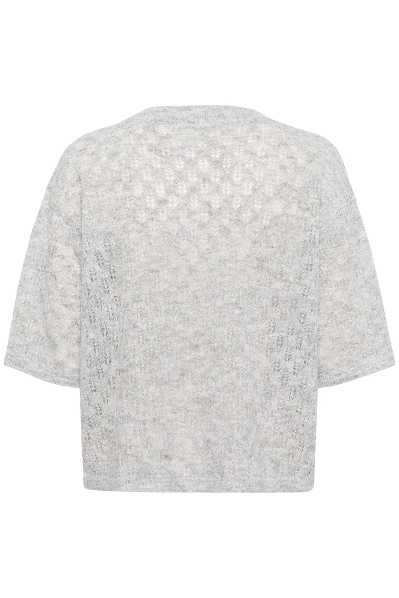 Chandail troué pour femme par Kaffe | 10510171 Mélangé Gris Clair | Boutique Vvög, vêtements mode pour homme et femme