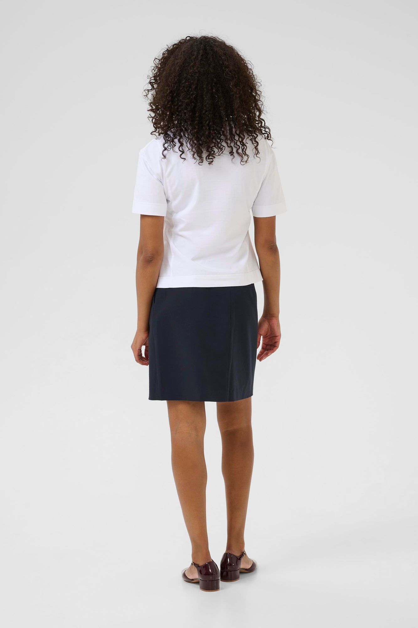 T-Shirt pour femme par Kaffe | 10510179 Blanc | Boutique Vvög, vêtements mode pour homme et femme