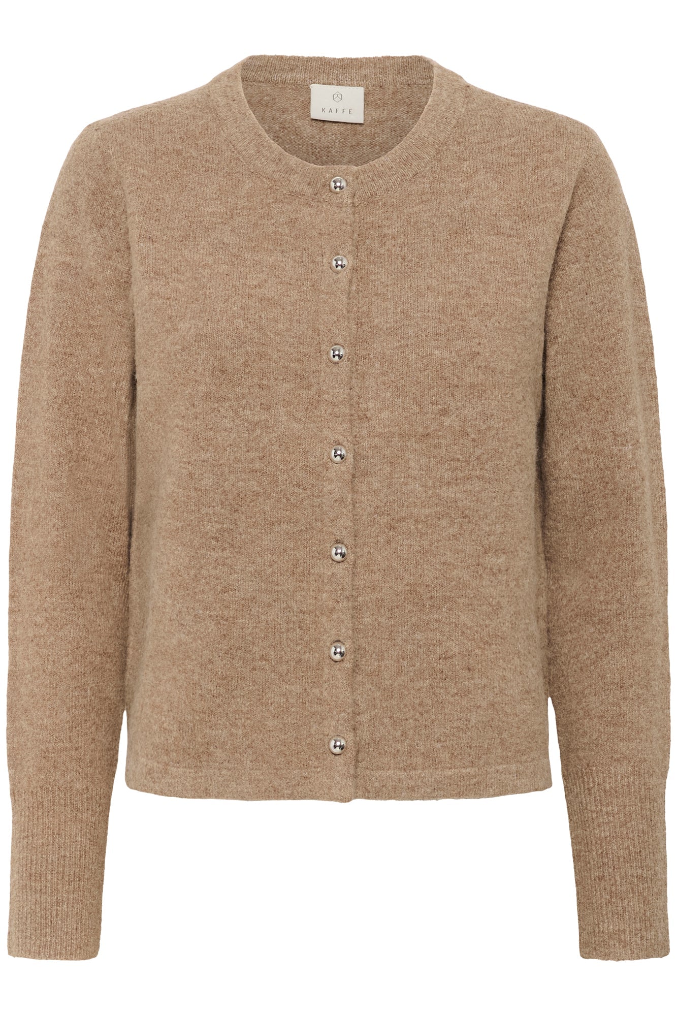 Cardigan pour femme par Kaffe | 10510481 Noix De Coco Grillée | Boutique Vvög, vêtements mode pour homme et femme