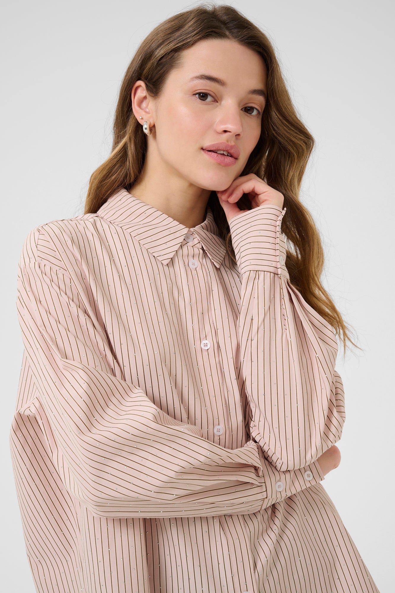 Blouse pour femme par Kaffe | 10510585 Rayures Lotus | Boutique Vvög, vêtements mode pour homme et femme