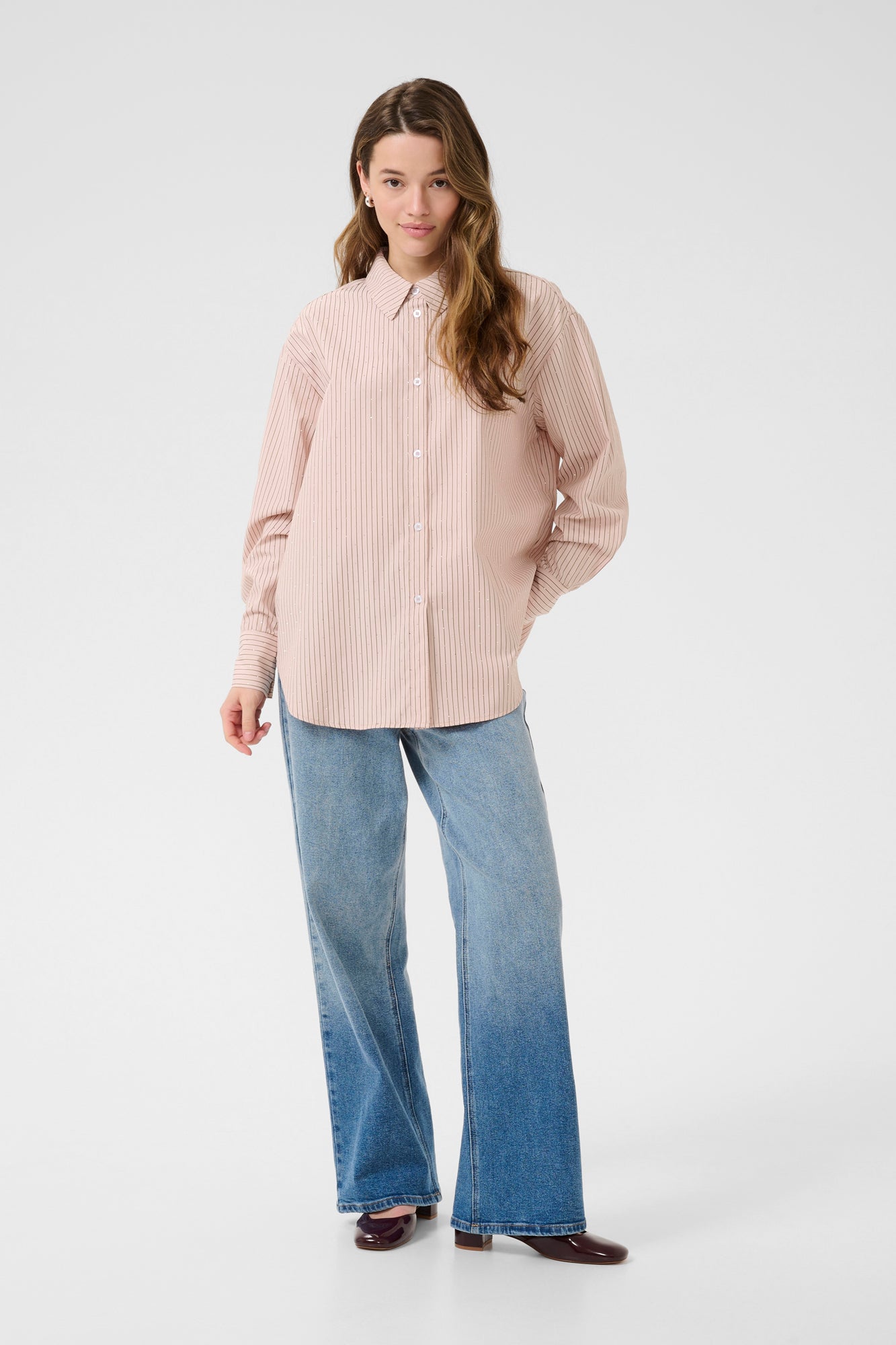 Blouse pour femme par Kaffe | 10510585 Rayures Lotus | Boutique Vvög, vêtements mode pour homme et femme