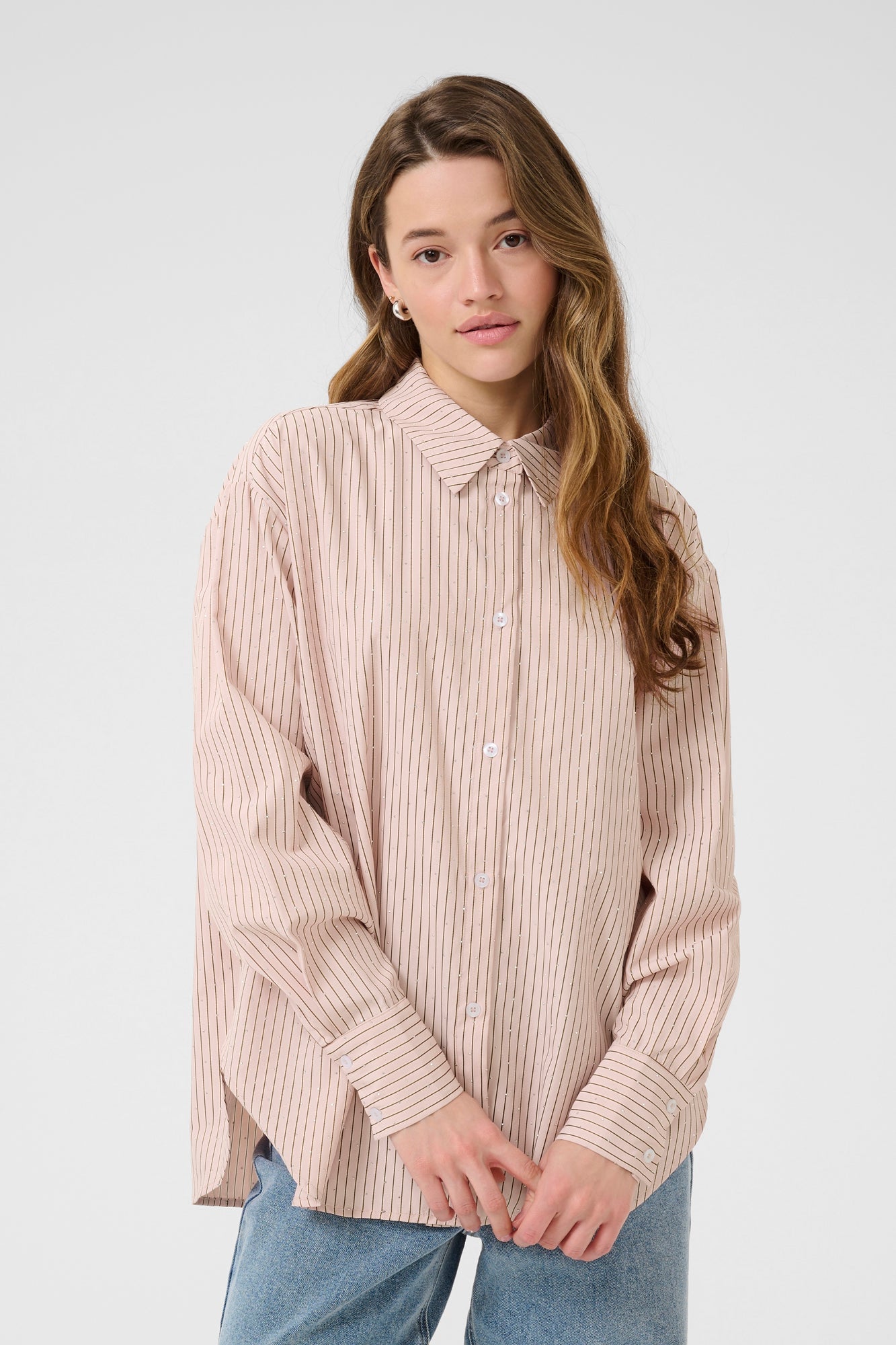 Blouse pour femme par Kaffe | 10510585 Rayures Lotus | Boutique Vvög, vêtements mode pour homme et femme