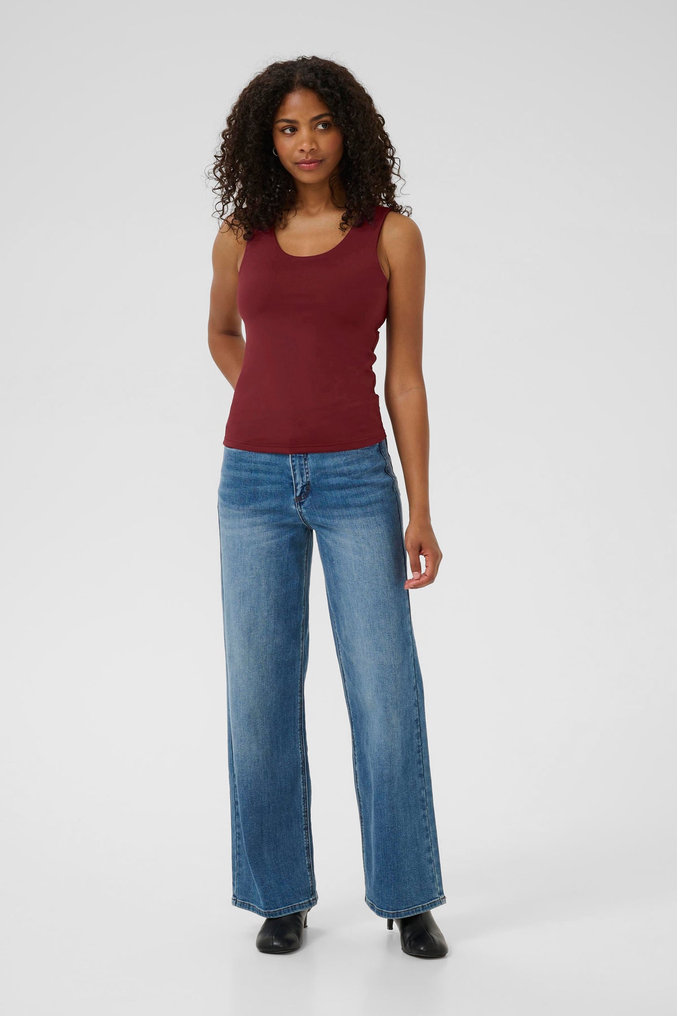 Camisole pour femme par Kaffe | 10510692 Vin De Windsor | Boutique Vvög, vêtements mode pour homme et femme