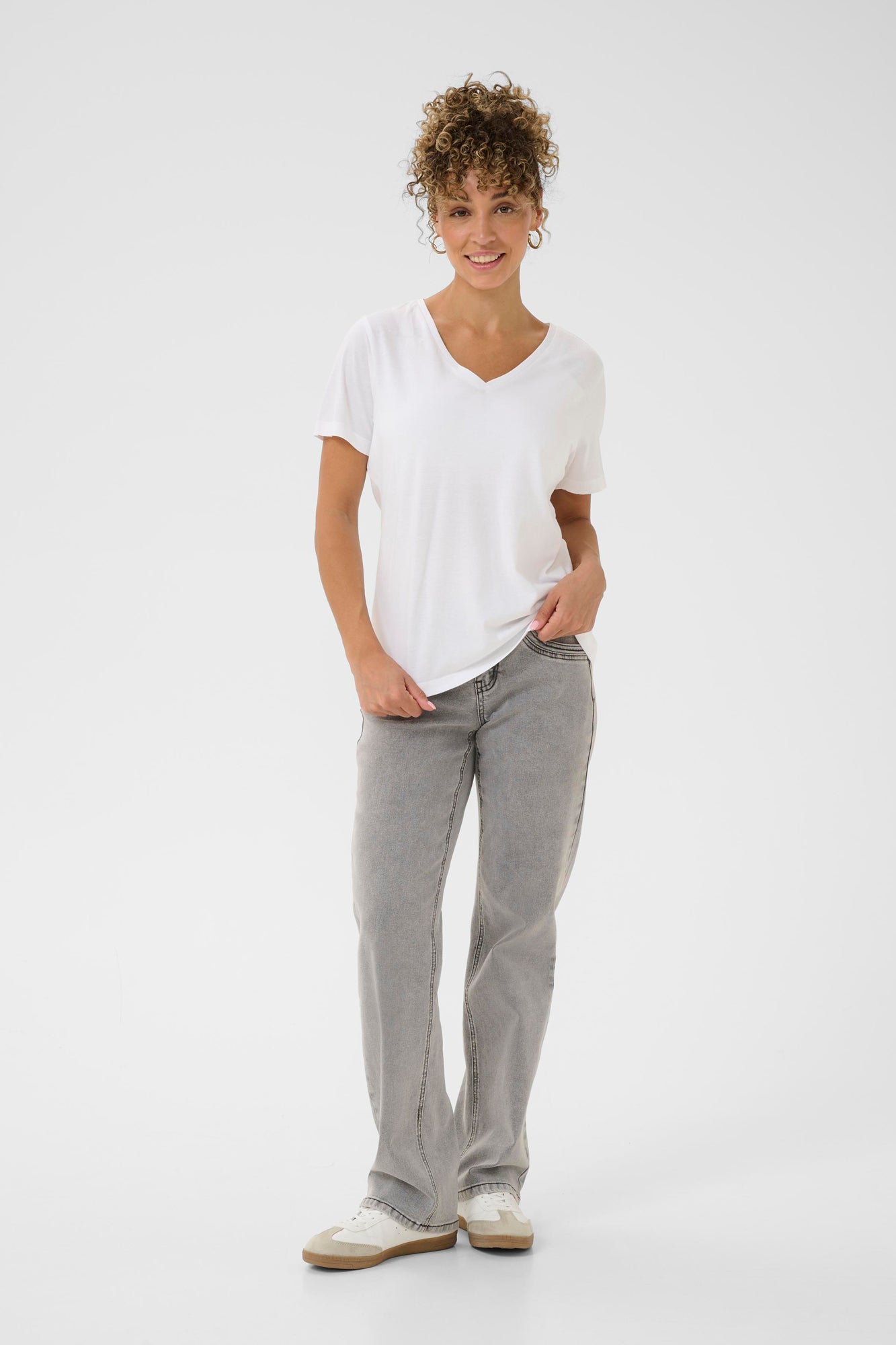 T-Shirt pour femme par Cream | 10604508 Craie | Boutique Vvög, vêtements mode pour homme et femme