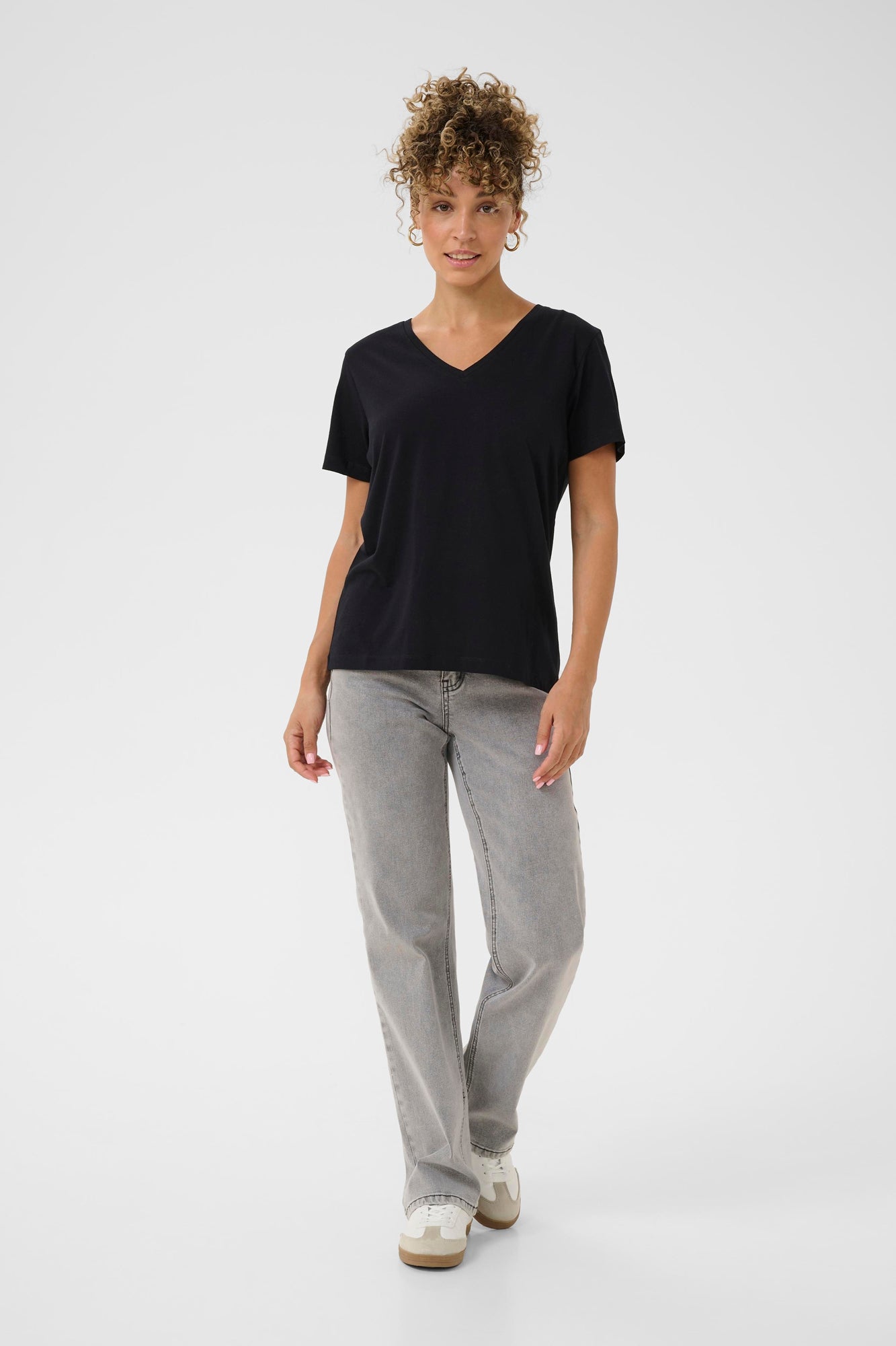 T-Shirt pour femme par Cream | 10604508 Noir Absolu | Boutique Vvög, vêtements mode pour homme et femme