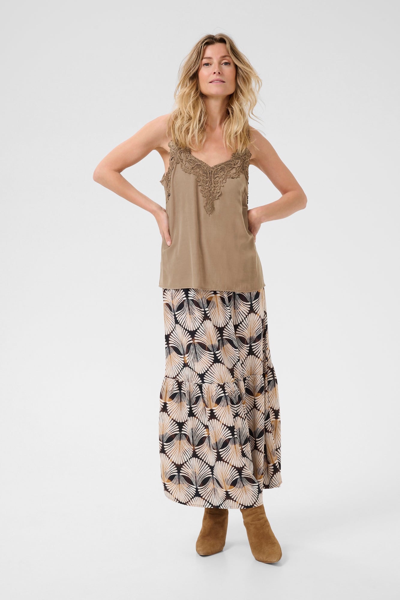 Camisole pour femme par Cream | 10611224 Fossile | Boutique Vvög, vêtements mode pour homme et femme