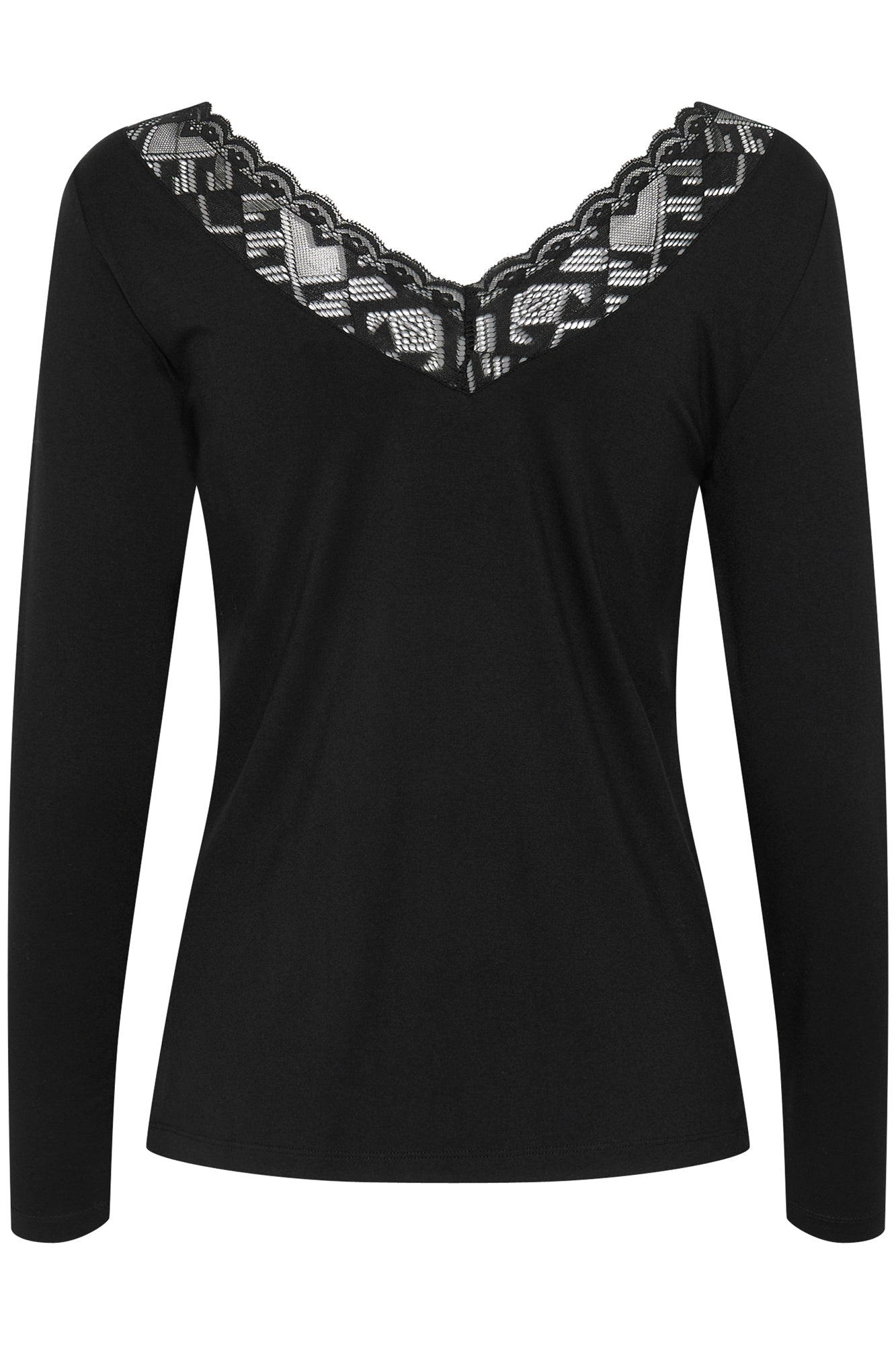 Chandail manches longues pour femme par Cream | 10612762 Noir Absolu | Boutique Vvög, vêtements mode pour homme et femme
