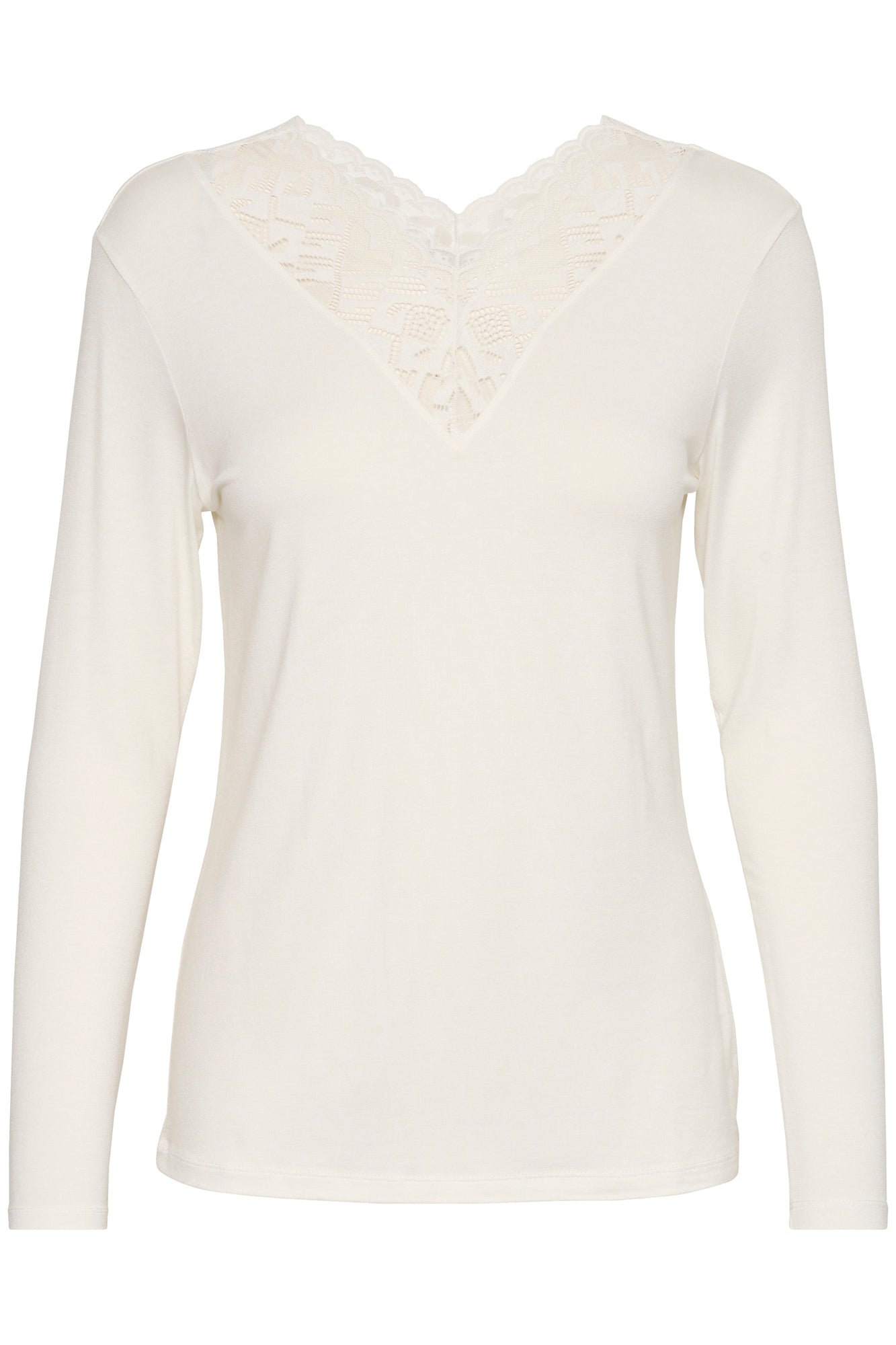 Chandail manches longues pour femme par Cream | 10612762 Blanc Neige | Boutique Vvög, vêtements mode pour homme et femme