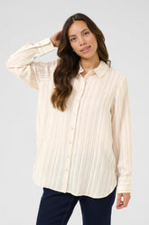 Blouse pour femme par Cream | 10613901 Bouleau Rayé | Boutique Vvög, vêtements mode pour homme et femme