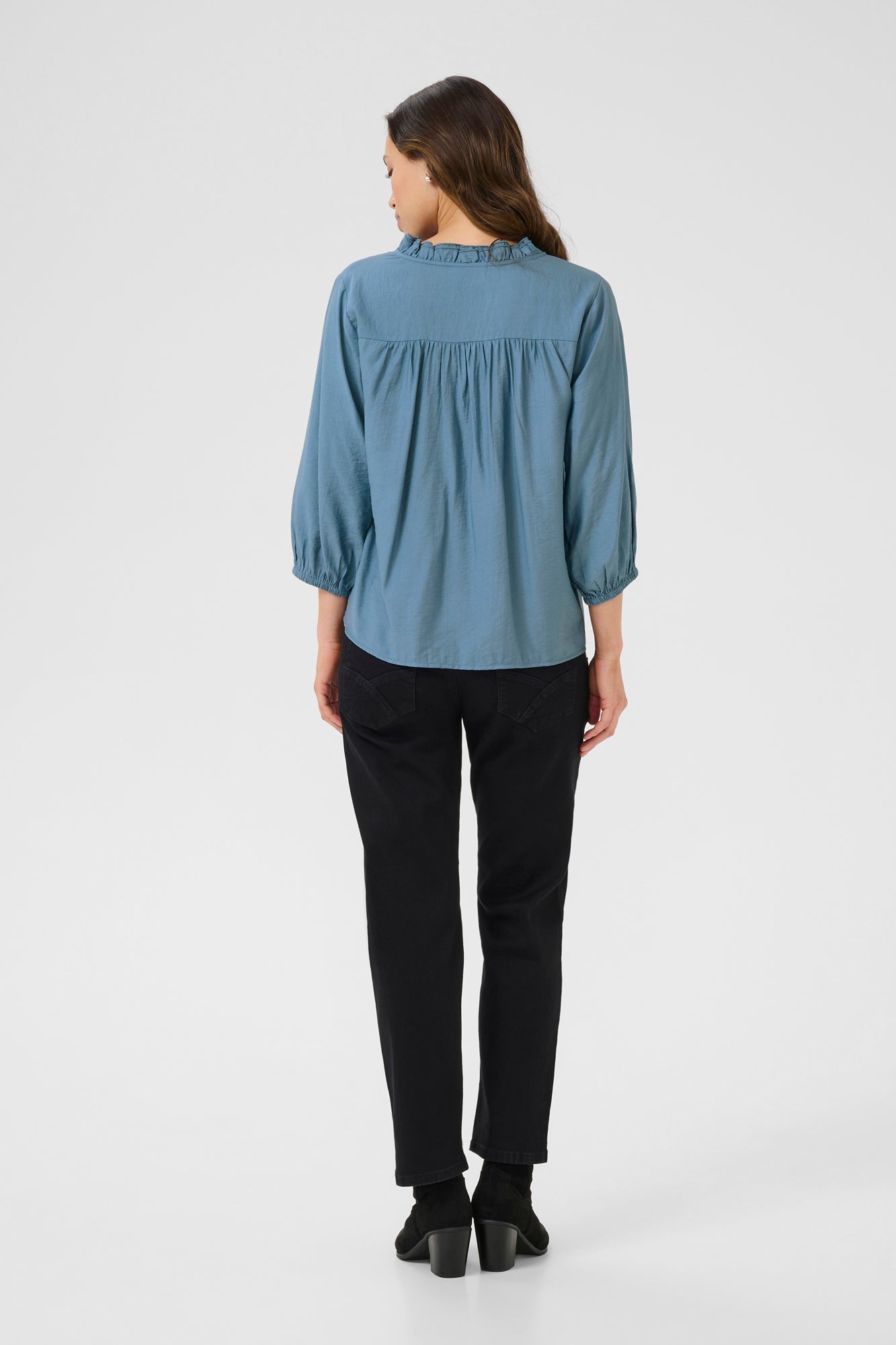 Blouse pour femme par Cream | 10613913 Bleu Havre | Boutique Vvög, vêtements mode pour homme et femme