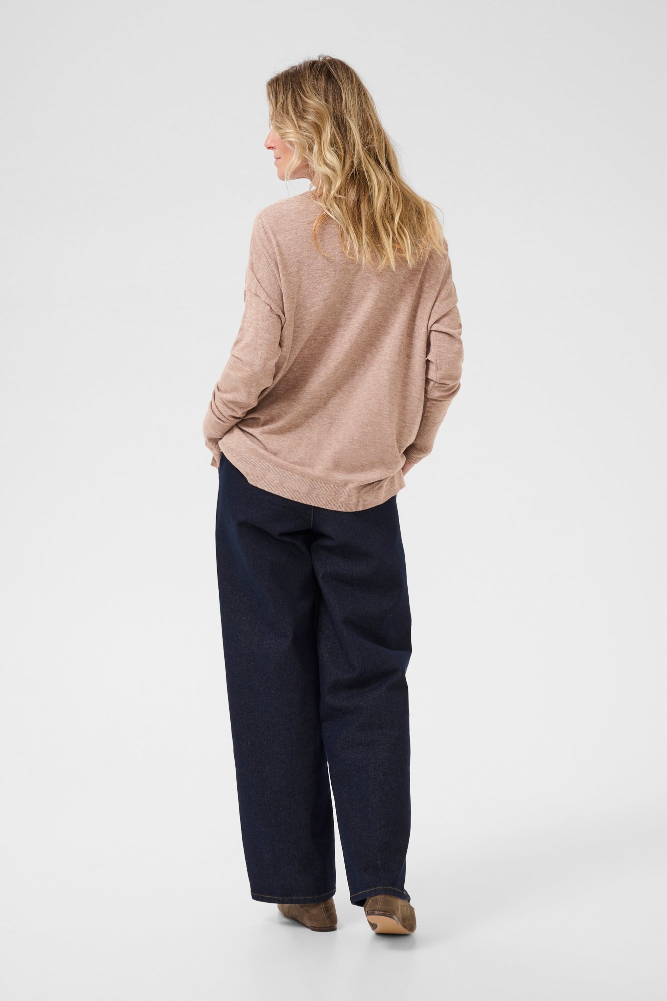 Chandail manches longues pour femme par Cream | 10613924 Fossile | Boutique Vvög, vêtements mode pour homme et femme