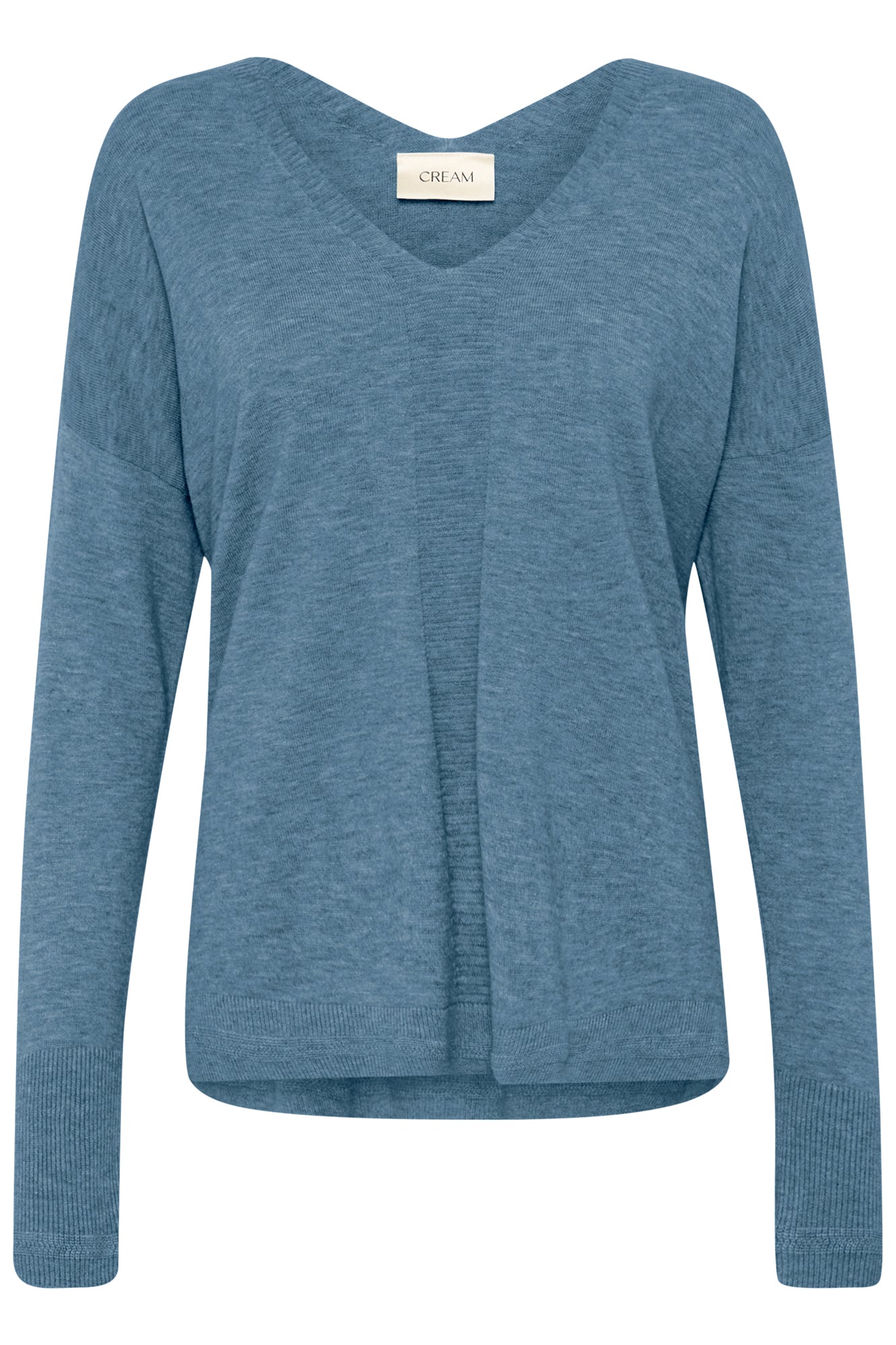 Chandail manches longues pour femme par Cream | 10613924 Blue Haven | Boutique Vvög, vêtements mode pour homme et femme