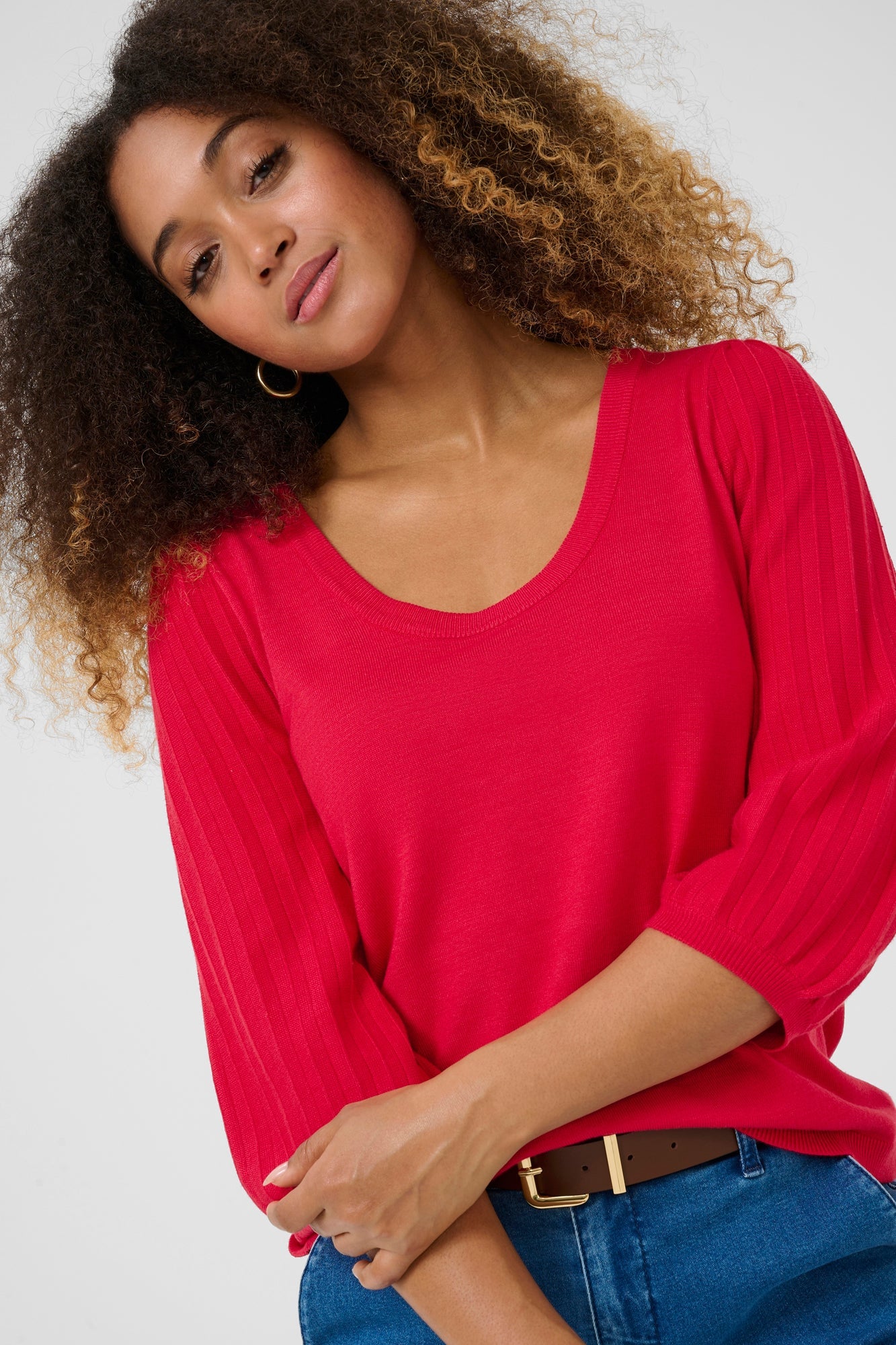 Chandail 3/4 pour femme par Cream | 10614038 Toréador | Boutique Vvög, vêtements mode pour homme et femme