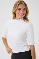 Chandail manches courtes pour femme par Cream | 10614355 Blanc Neige | Boutique Vvög, vêtements mode pour homme et femme