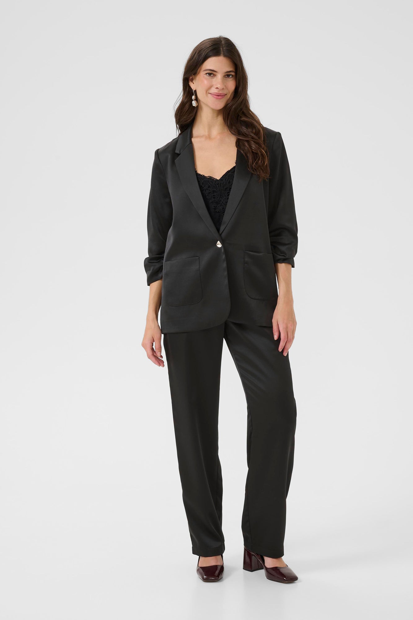 Veston pour femme par Cream | 10614365 Noir absolu | Boutique Vvög, vêtements mode pour homme et femme
