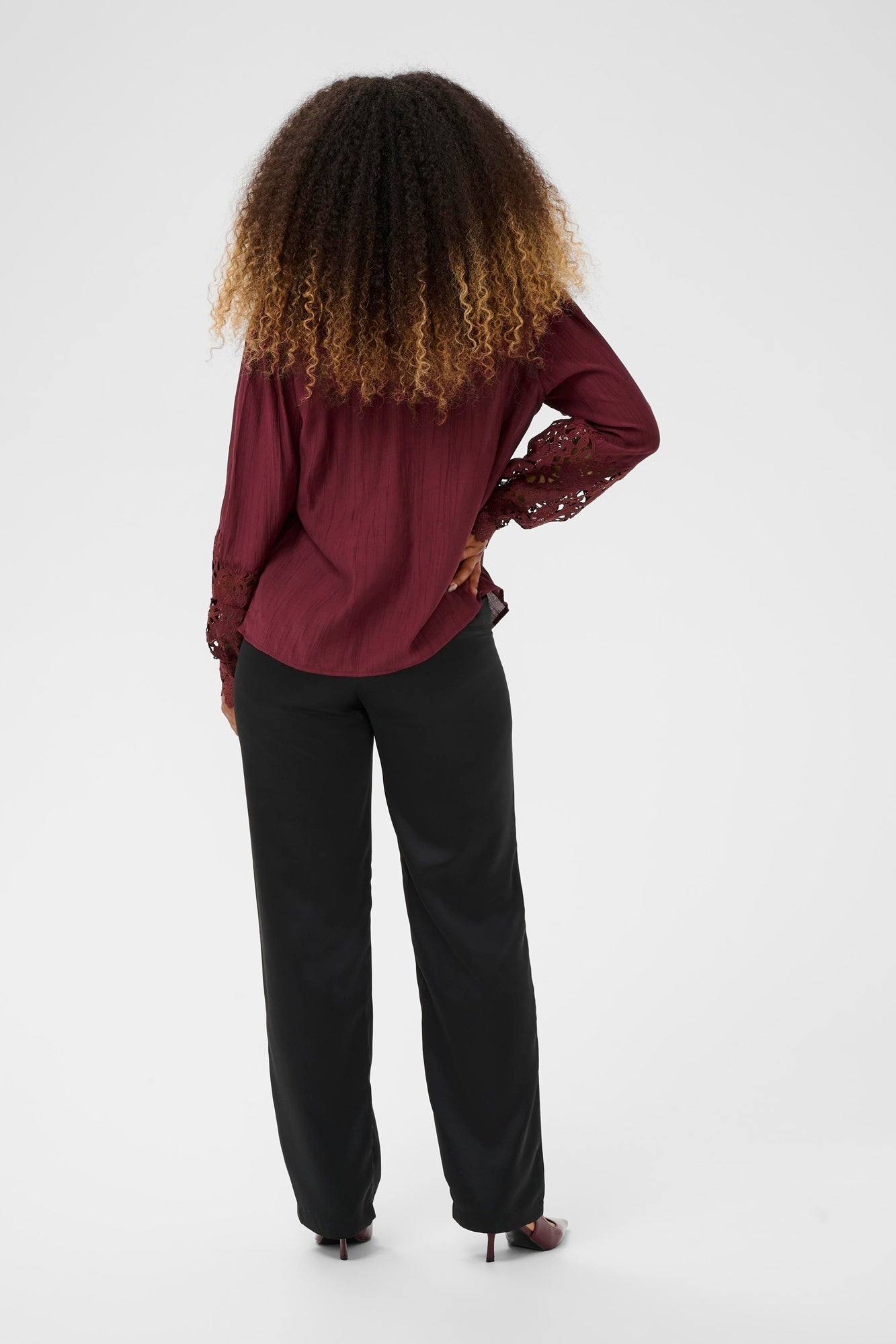 Blouse pour femme par Cream | 10614427 Zinfandel | Boutique Vvög, vêtements mode pour homme et femme