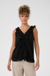 Camisole pour femme par Cream | 10614467 Noir Absolu | Boutique Vvög, vêtements mode pour homme et femme