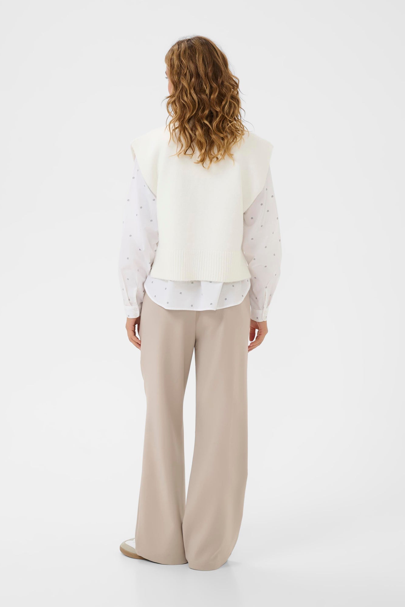 Petite veste sans manche pour femme par Cream | 10614514 Blanc Murmure | Boutique Vvög, vêtements mode pour homme et femme