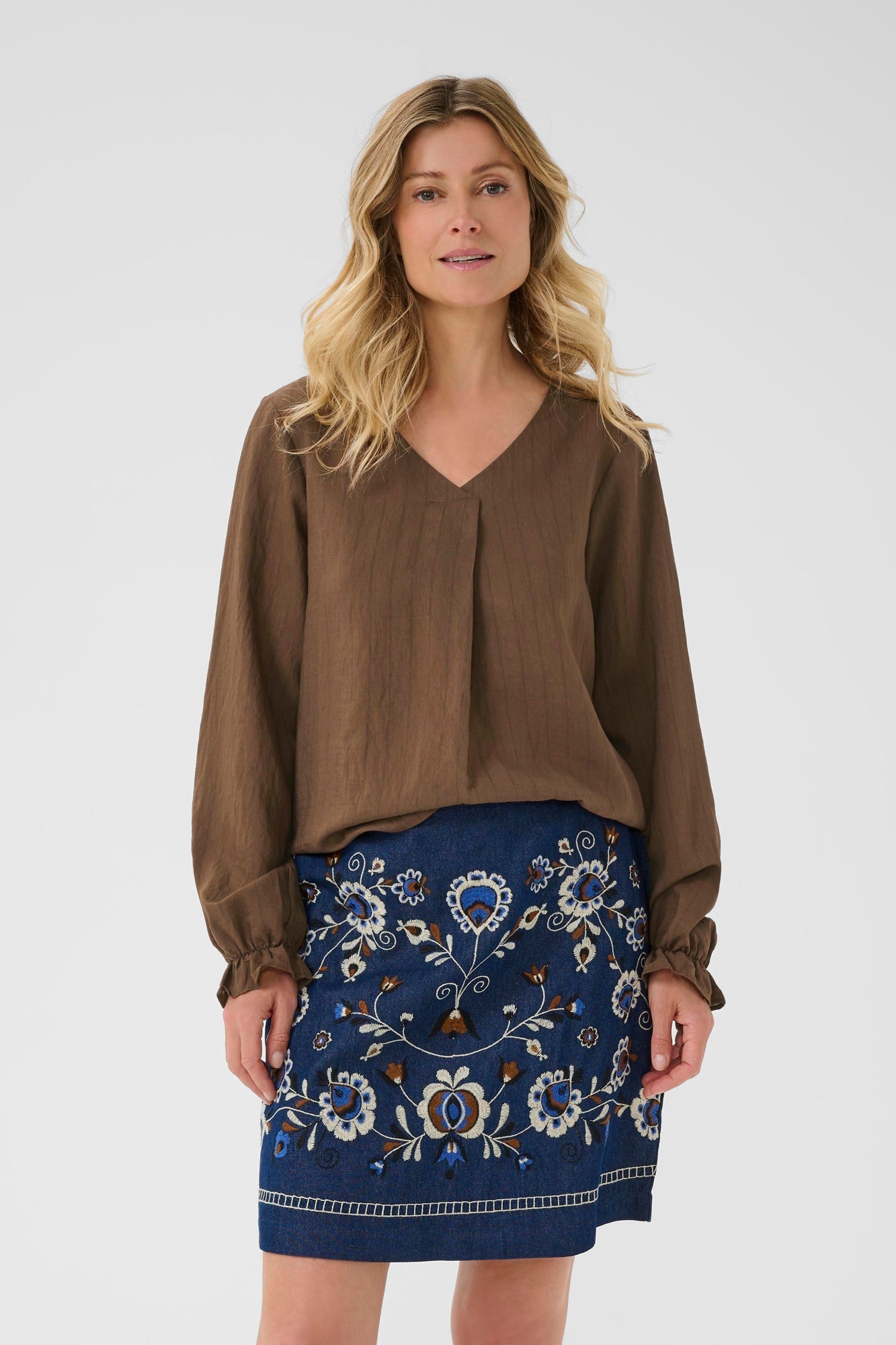 Blouse pour femme par Cream | 10614519 Cheval Alezan | Boutique Vvög, vêtements mode pour homme et femme