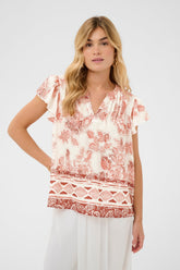 Blouse pour femme par Cream | 10615077 Fleur de brandy | Boutique Vvög, vêtements mode pour homme et femme
