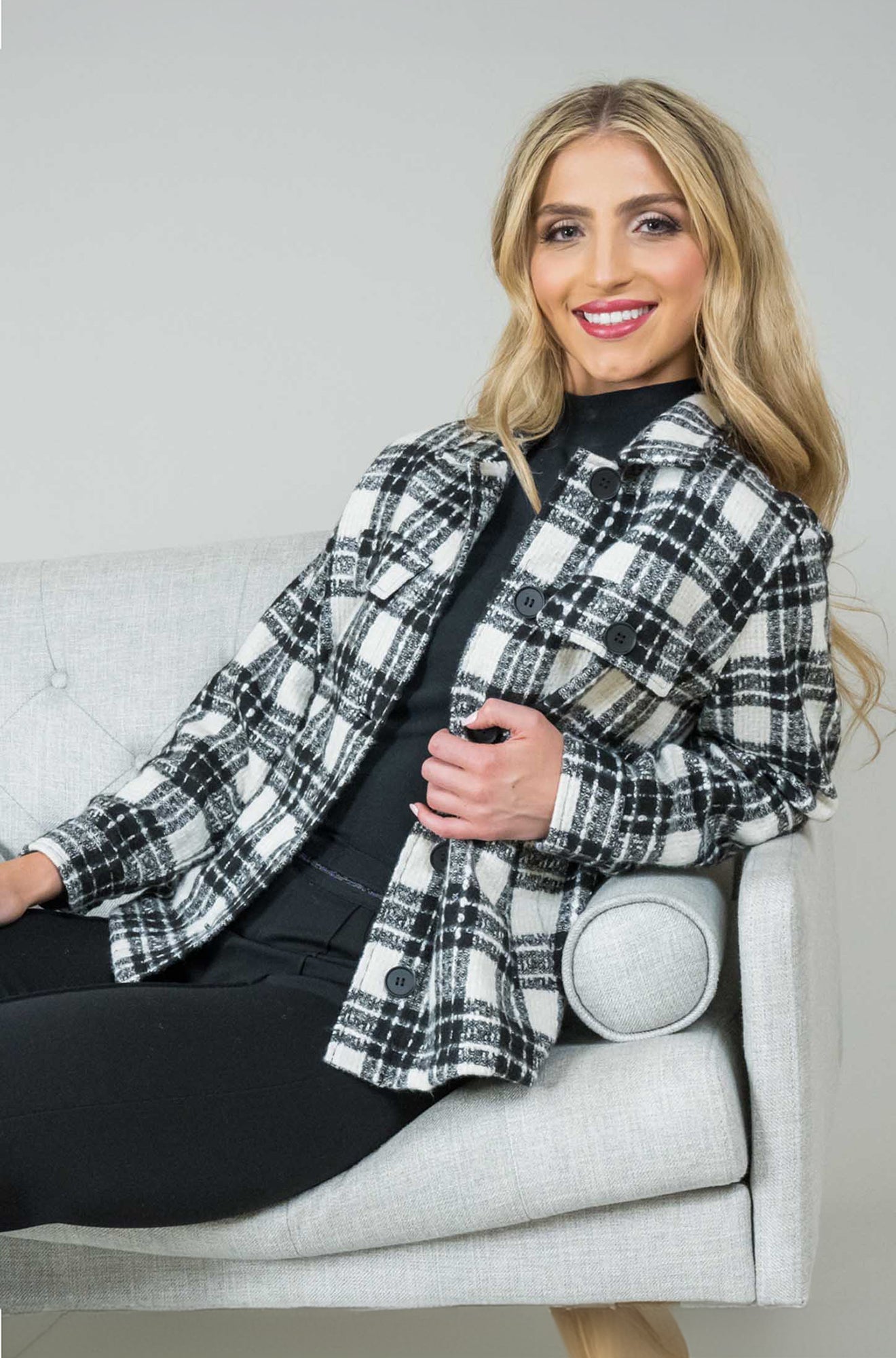 Veste pour femme par Lisette L | 1248 575 Noir Blanc | Boutique Vvög, vêtements mode pour homme et femme