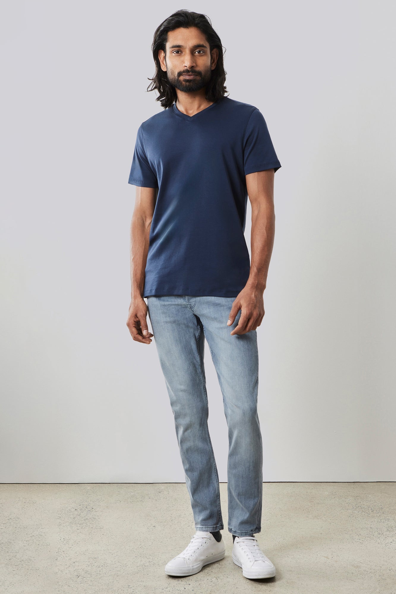 T-shirt à manches courtes pour homme par Robert Barakett | 23336V Georgia Nuit Bleu | Boutique Vvög, vêtements mode pour homme et femme