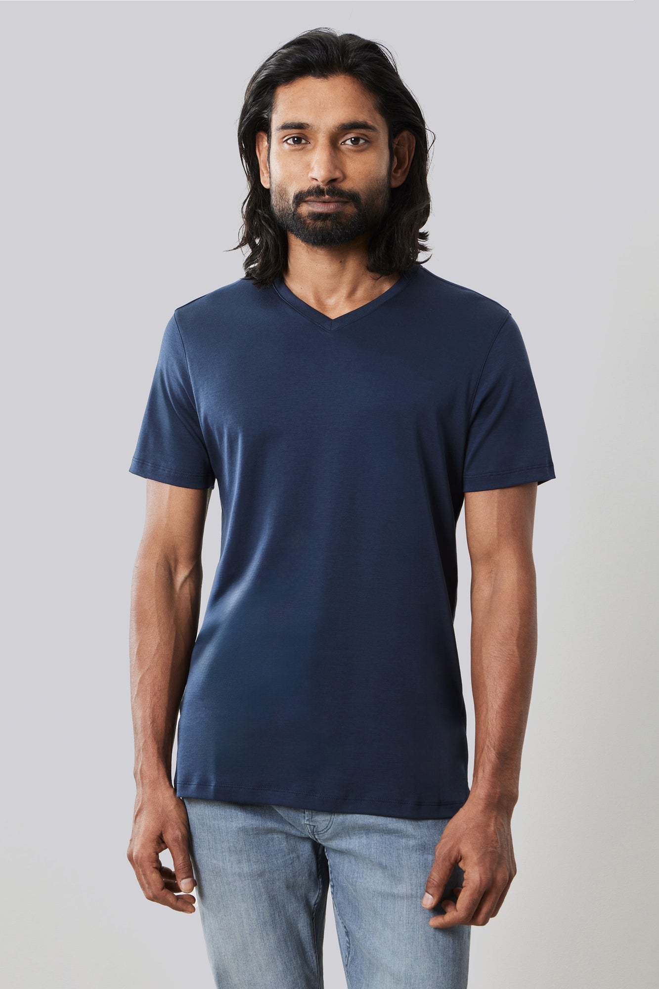 T-shirt à manches courtes pour homme par Robert Barakett | 23336V Georgia Nuit Bleu | Boutique Vvög, vêtements mode pour homme et femme