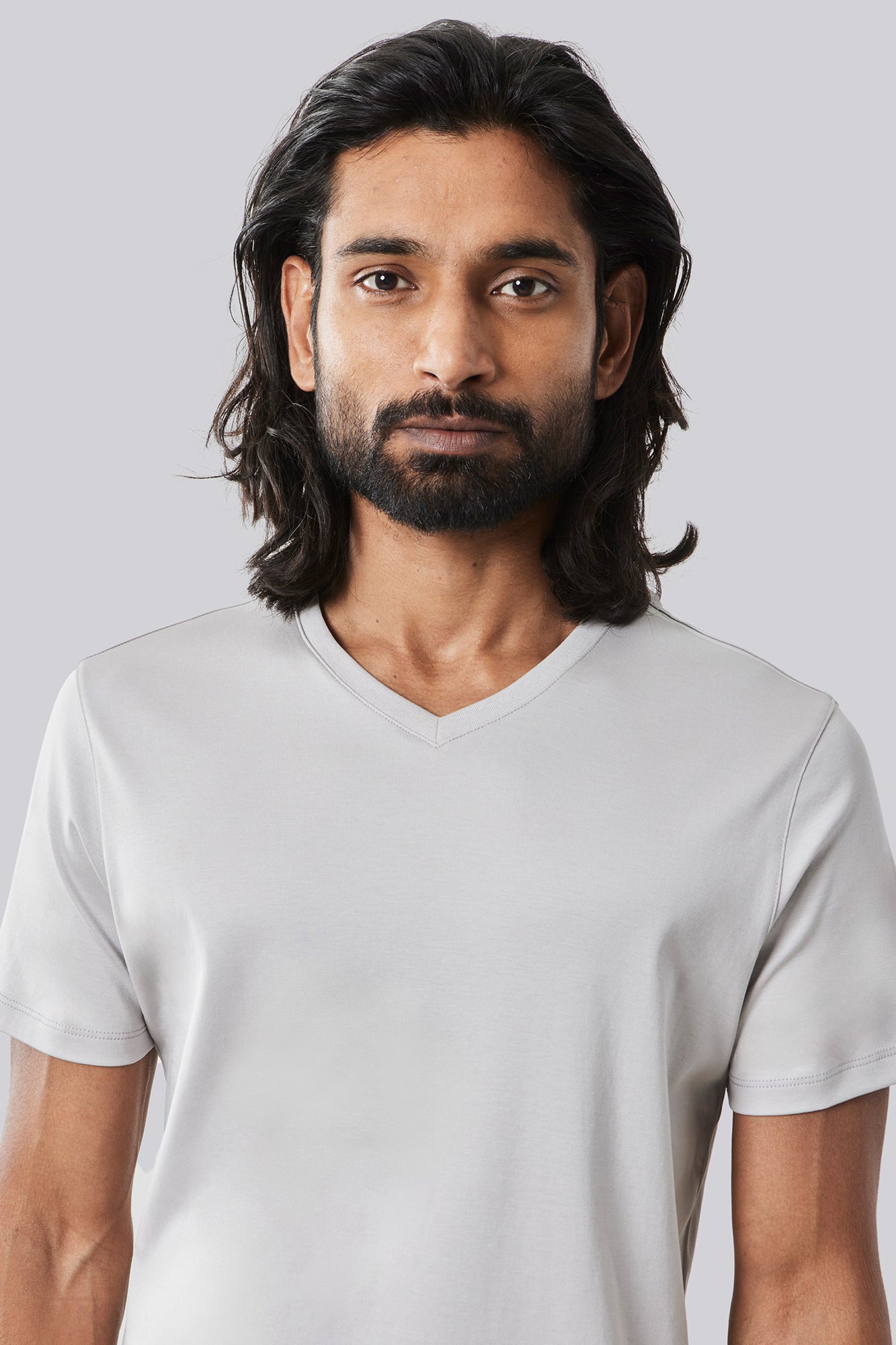 T-shirt à manches courtes pour homme par Robert Barakett | 23336V Georgia Craie | Boutique Vvög, vêtements mode pour homme et femme