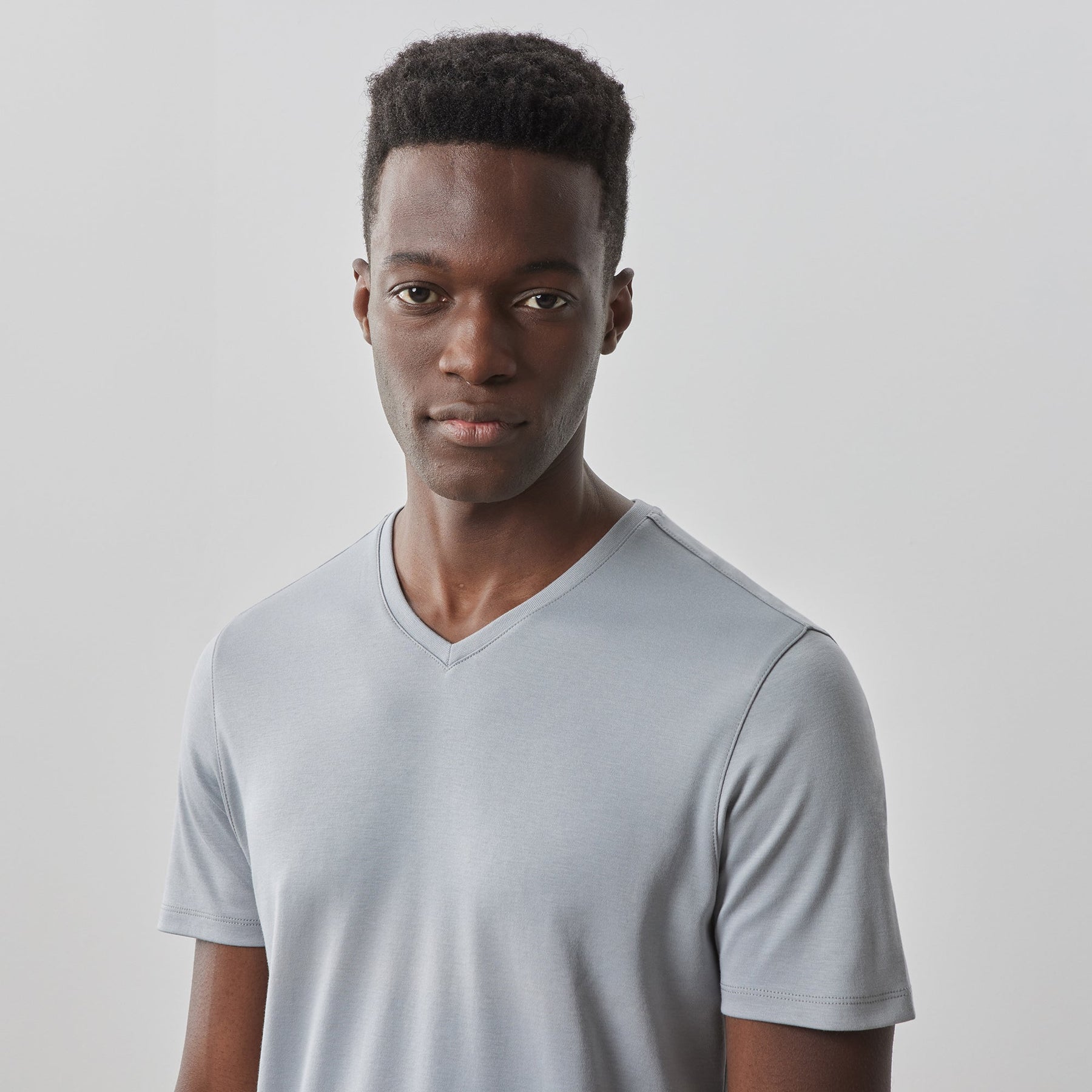 T-shirt à manches courtes pour homme par Robert Barakett | 23336V Georgia Gris | Boutique Vvög, vêtements mode pour homme et femme