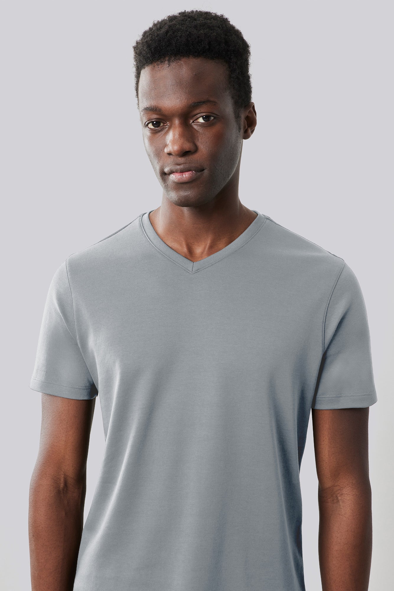 T-shirt à manches courtes pour homme par Robert Barakett | 23336V Georgia Gris | Boutique Vvög, vêtements mode pour homme et femme