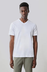 T-shirt à manches courtes pour homme par Robert Barakett | 23336V Georgia Blanc | Boutique Vvög, vêtements mode pour homme et femme
