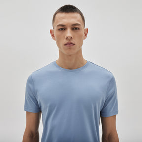 T-Shirt col rond pour homme par Robert Barakett | 23336/Georgia Bleu De Douvres/Dover Blue| Boutique Vvög, vêtements mode pour homme et femme