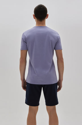 T-Shirt col rond pour homme par Robert Barakett | 23336/Georgia Raisin/Grape| Boutique Vvög, vêtements mode pour homme et femme