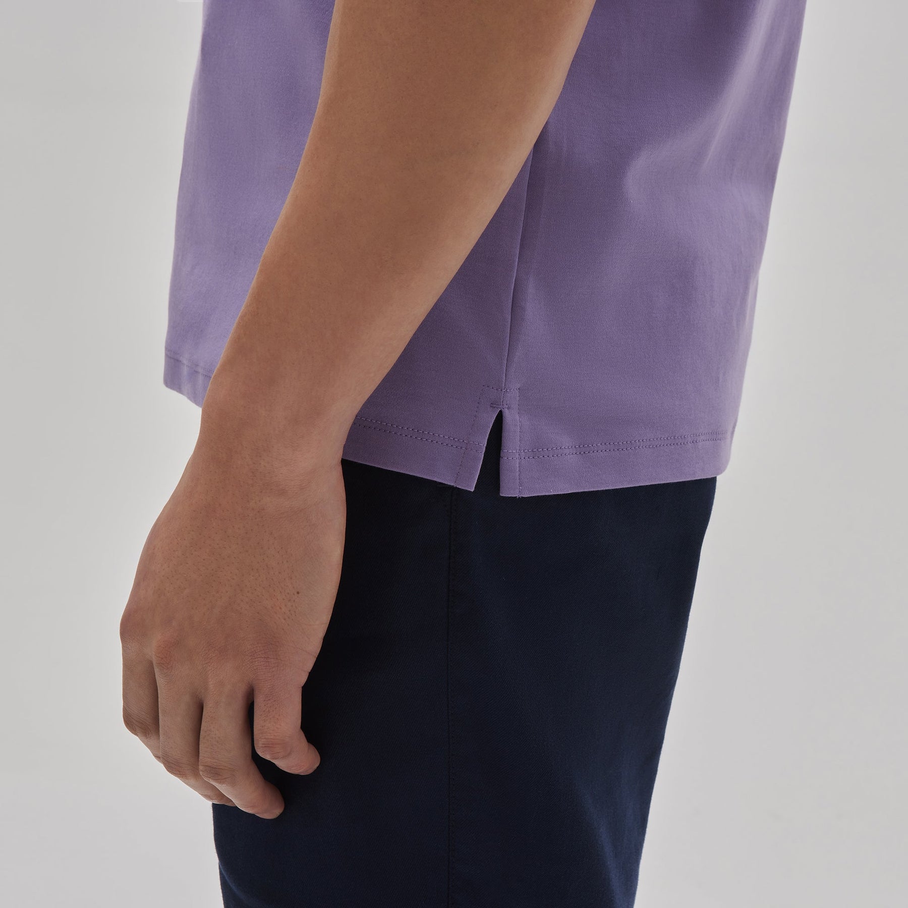 T-shirt à manches courtes pour homme par Robert Barakett | 23336 Georgia Feuille de lavande | Boutique Vvög, vêtements mode pour homme et femme