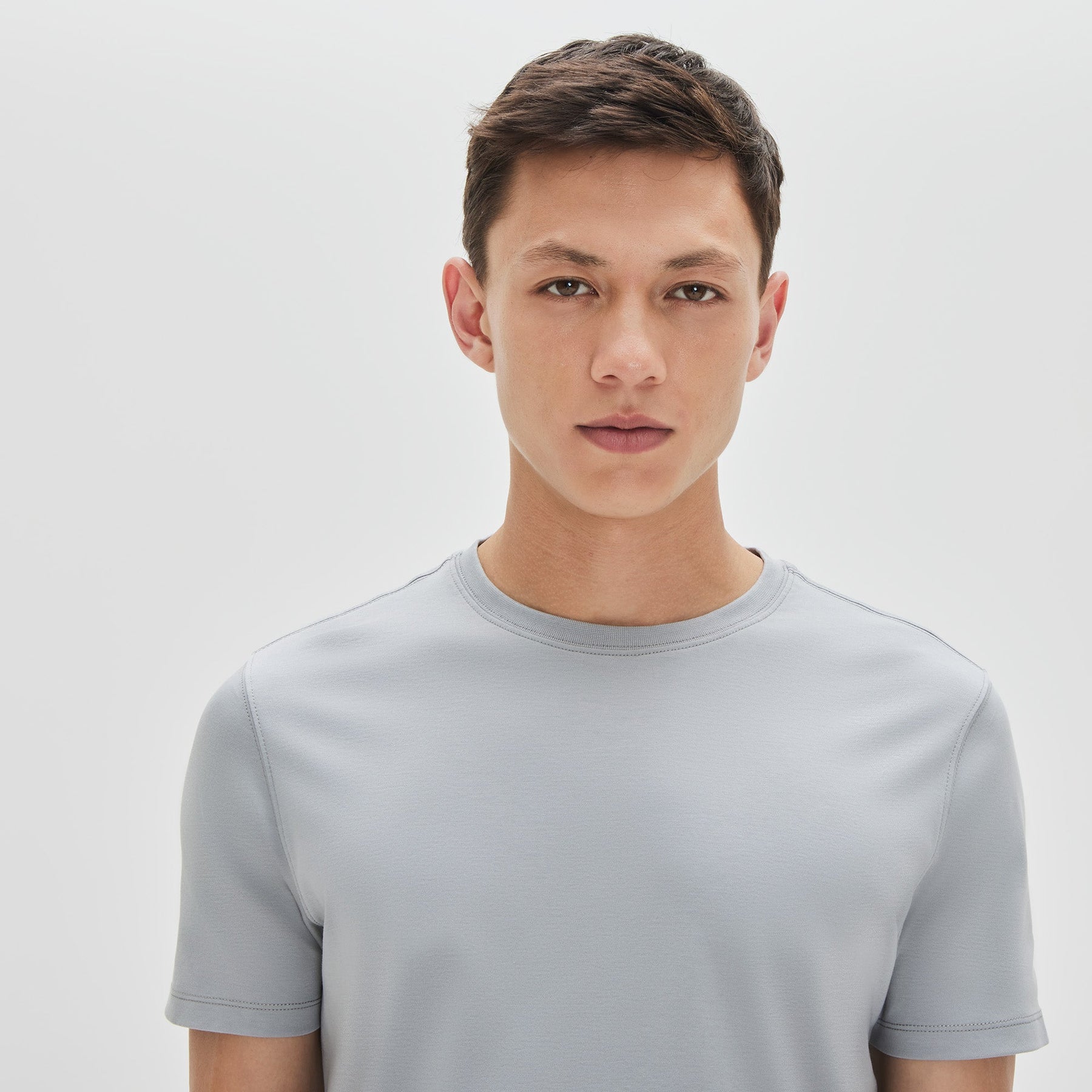 T-shirt à manches courtes pour homme par Robert Barakett | 23336 Georgia Gris | Boutique Vvög, vêtements mode pour homme et femme