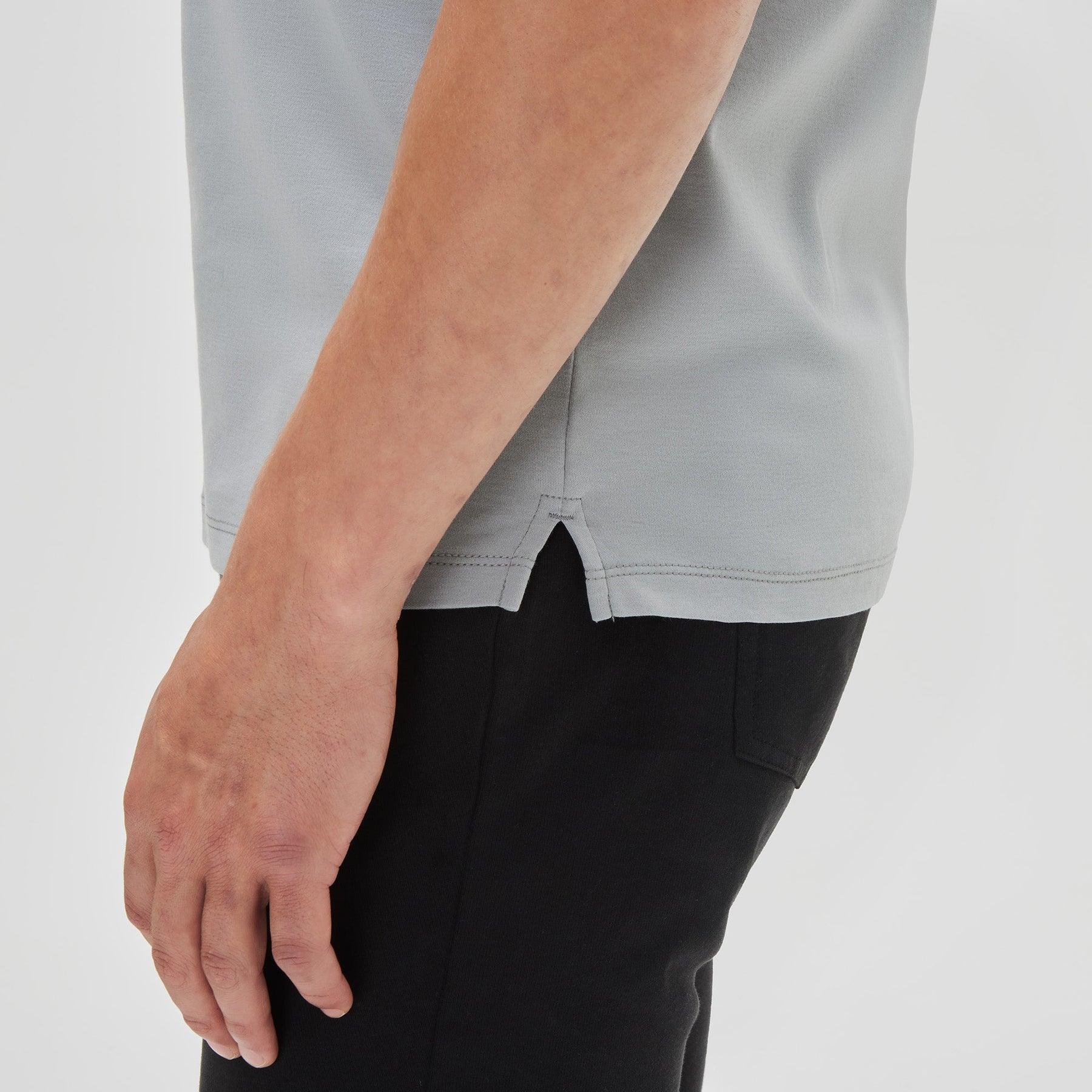 T-shirt à manches courtes pour homme par Robert Barakett | 23336 Georgia Gris | Boutique Vvög, vêtements mode pour homme et femme